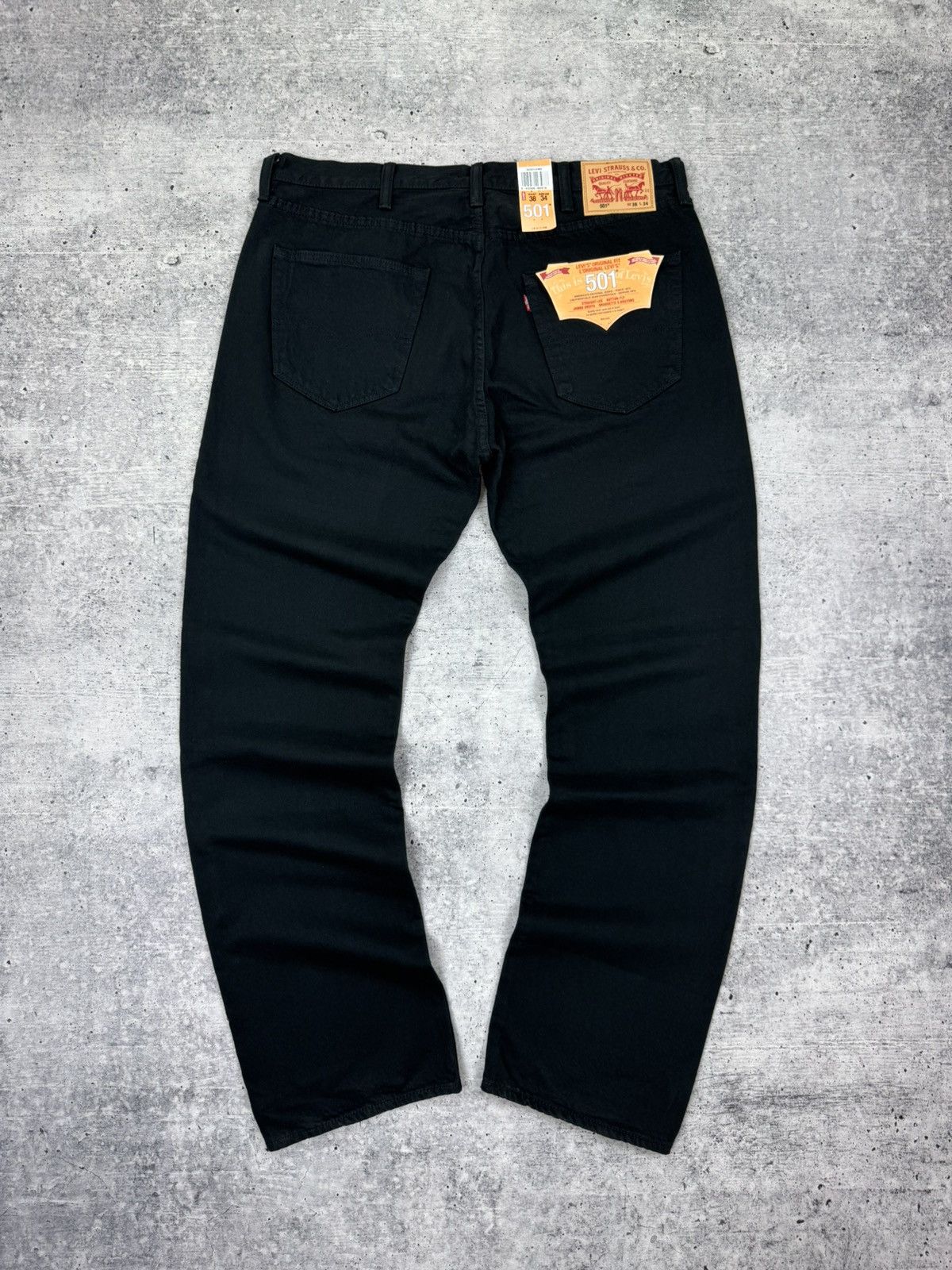 Levi's Vintage Levi’s 501 Straight Fit Black Denim Jeans Trousers Size US 38 / EU 54 - 1 Thumbnail
