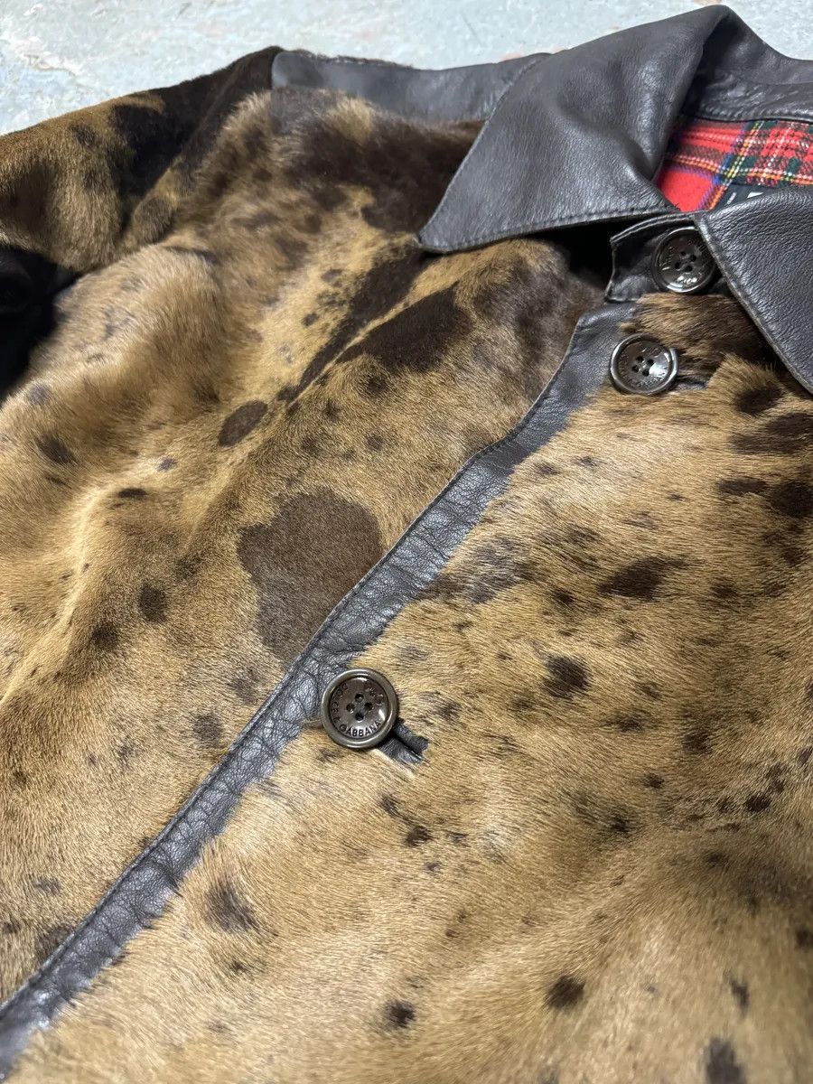Dolce & Gabbana 2000s Dolce & Gabbana Pony Hair Cow Leather Trench Coat Size US M / EU 48-50 / 2 - 6 Thumbnail