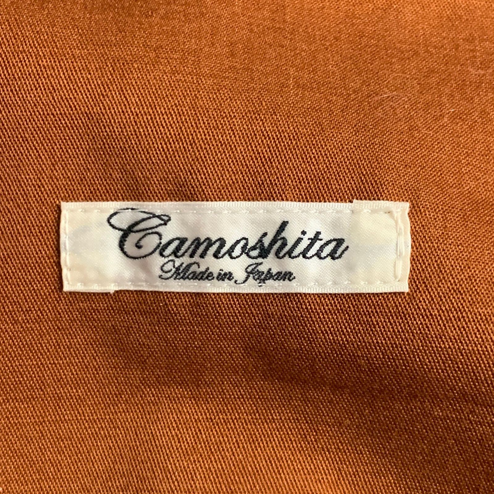 Camoshita CAMOSHITA S Orange Rust Two Pockets Zip Up Bomber Jacket Size US S / EU 44-46 / 1 - 6 Thumbnail