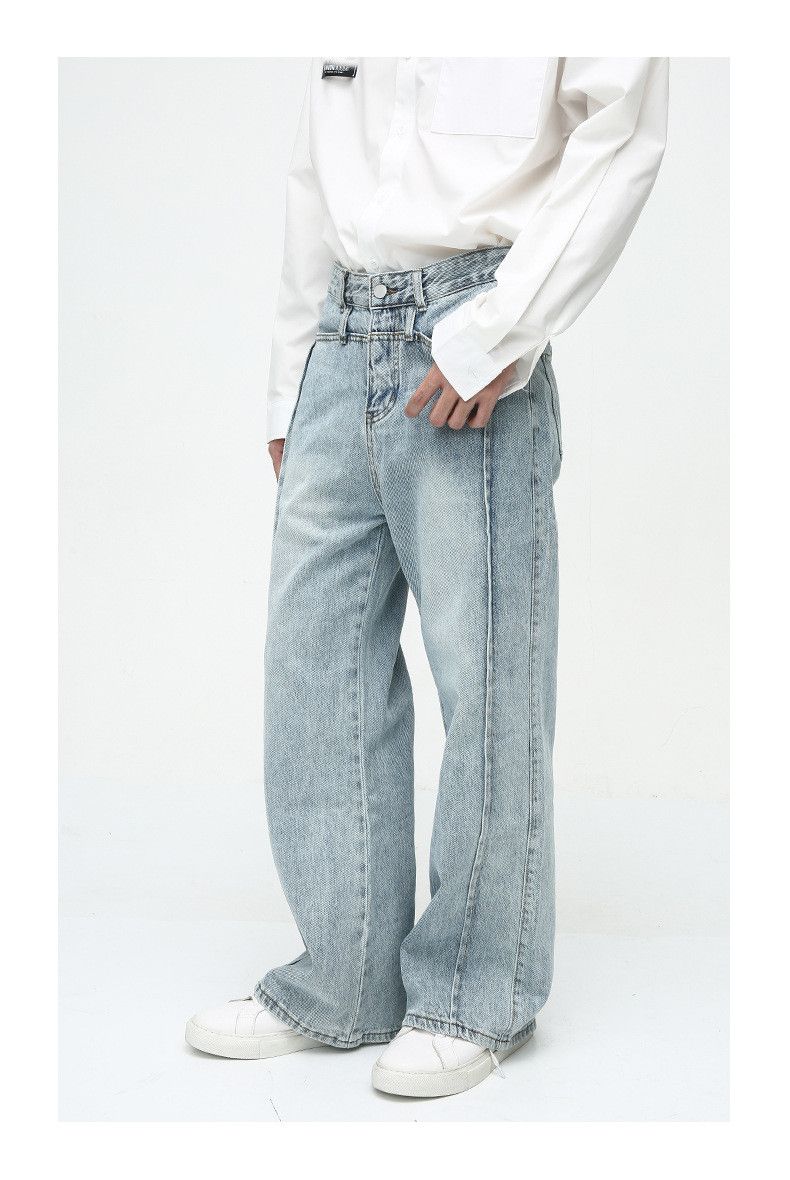 Japanese Brand × Jean Vintage street style casual distressed washed jeans Size US 32 / EU 48 - 2 Thumbnail