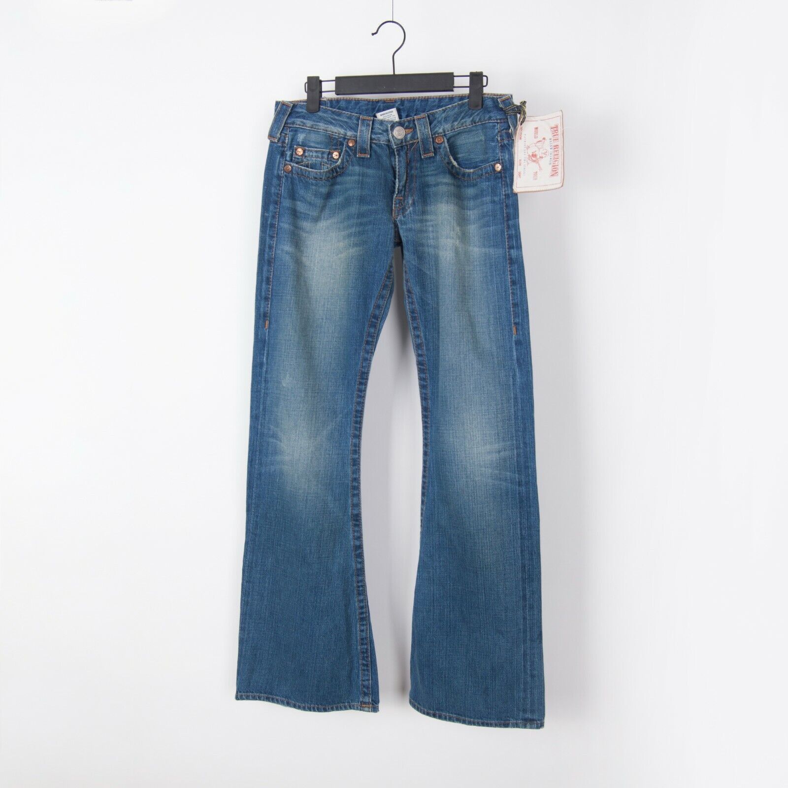True Religion True Religion Women's Flared Jeans, Blue Wash, Size 29 Size 29" - 1 Thumbnail