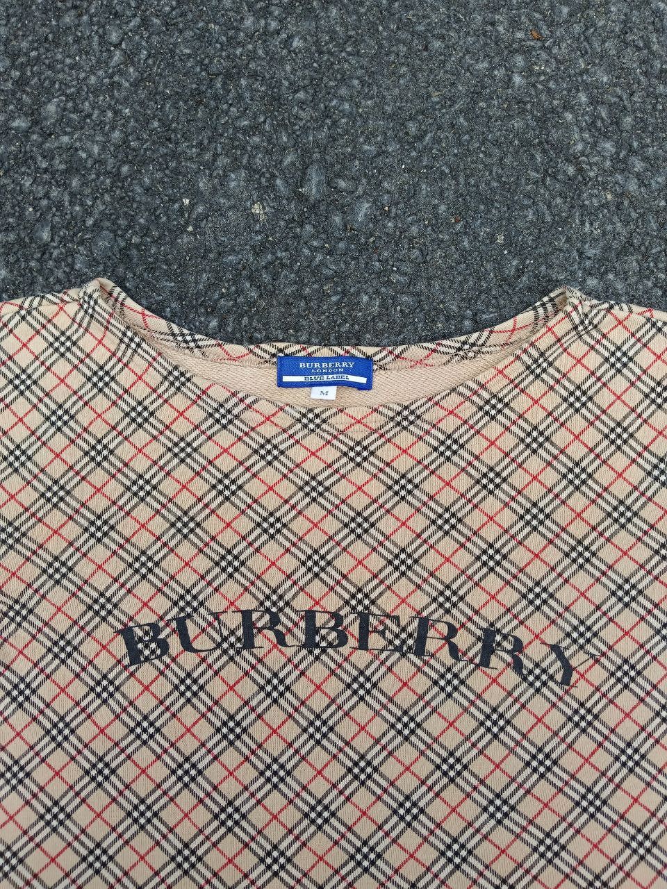 Burberry OG🔥GRAIL BURBERY NOVA CHECK SPELLOUT SHIRT Size M / US 6-8 / IT 42-44 - 4 Thumbnail