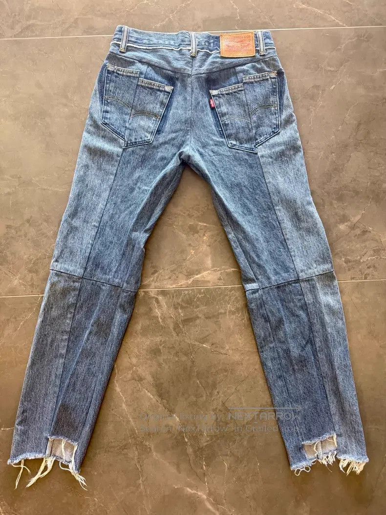 Vetements VETEMENTS size S Patchwork Denim Jeans Size US 27 - 2 Thumbnail