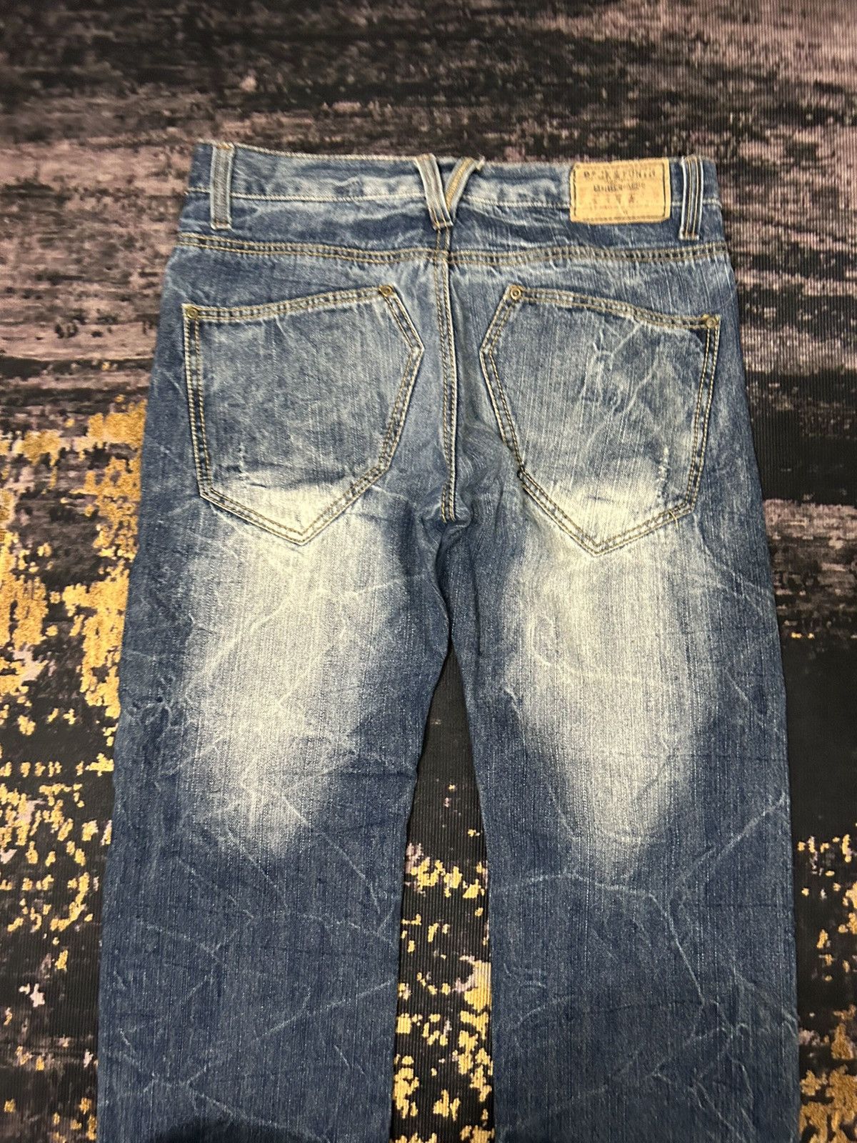Japanese Brand Vintage Japanese Sorridere Mud Wash Claw Mark Jeans Size US 32 / EU 48 - 6 Thumbnail