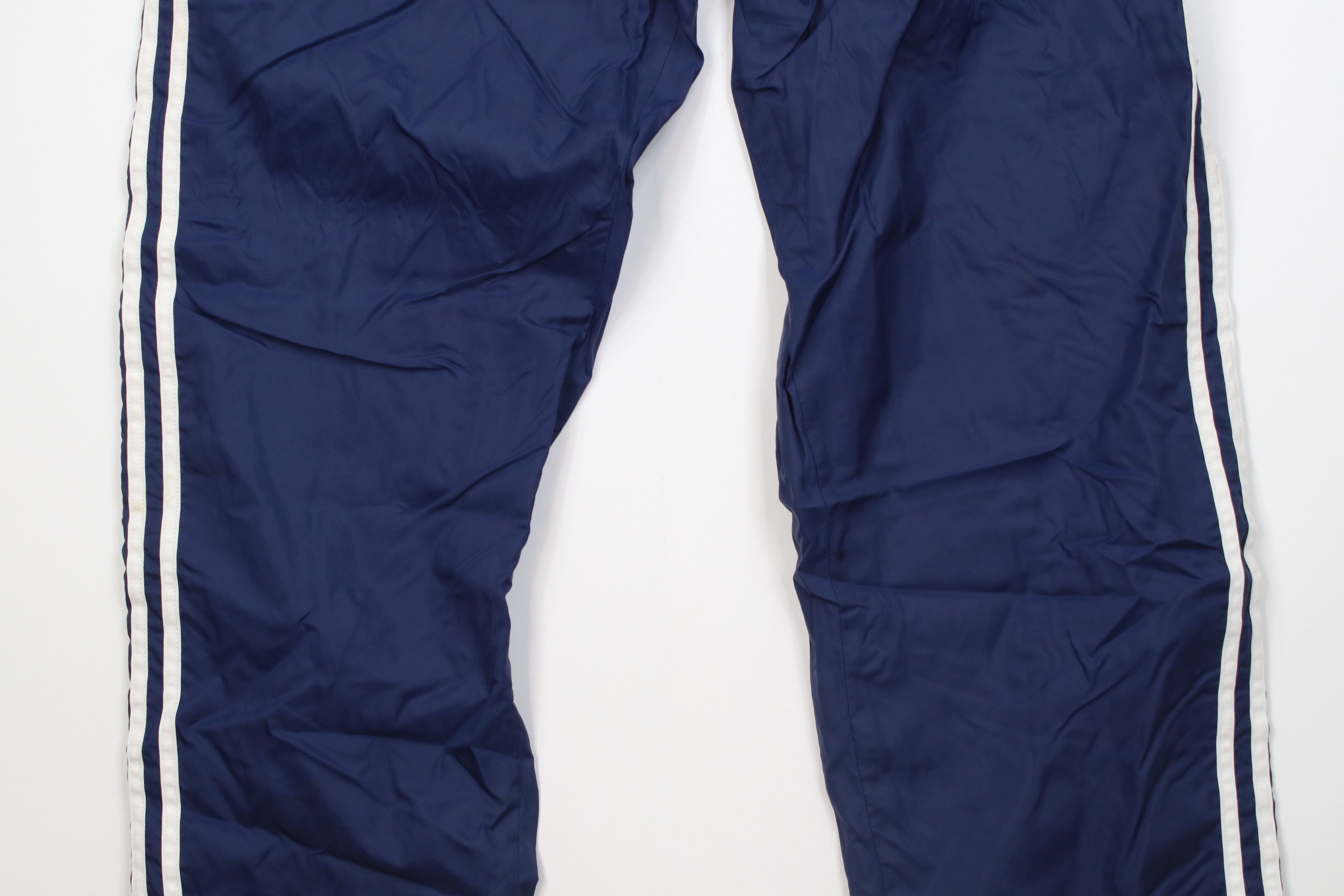 Adidas Vintage 90s Adidas Lined Tearaway Windbreaker Pants Blue Size US 34 / EU 50 - 3 Thumbnail