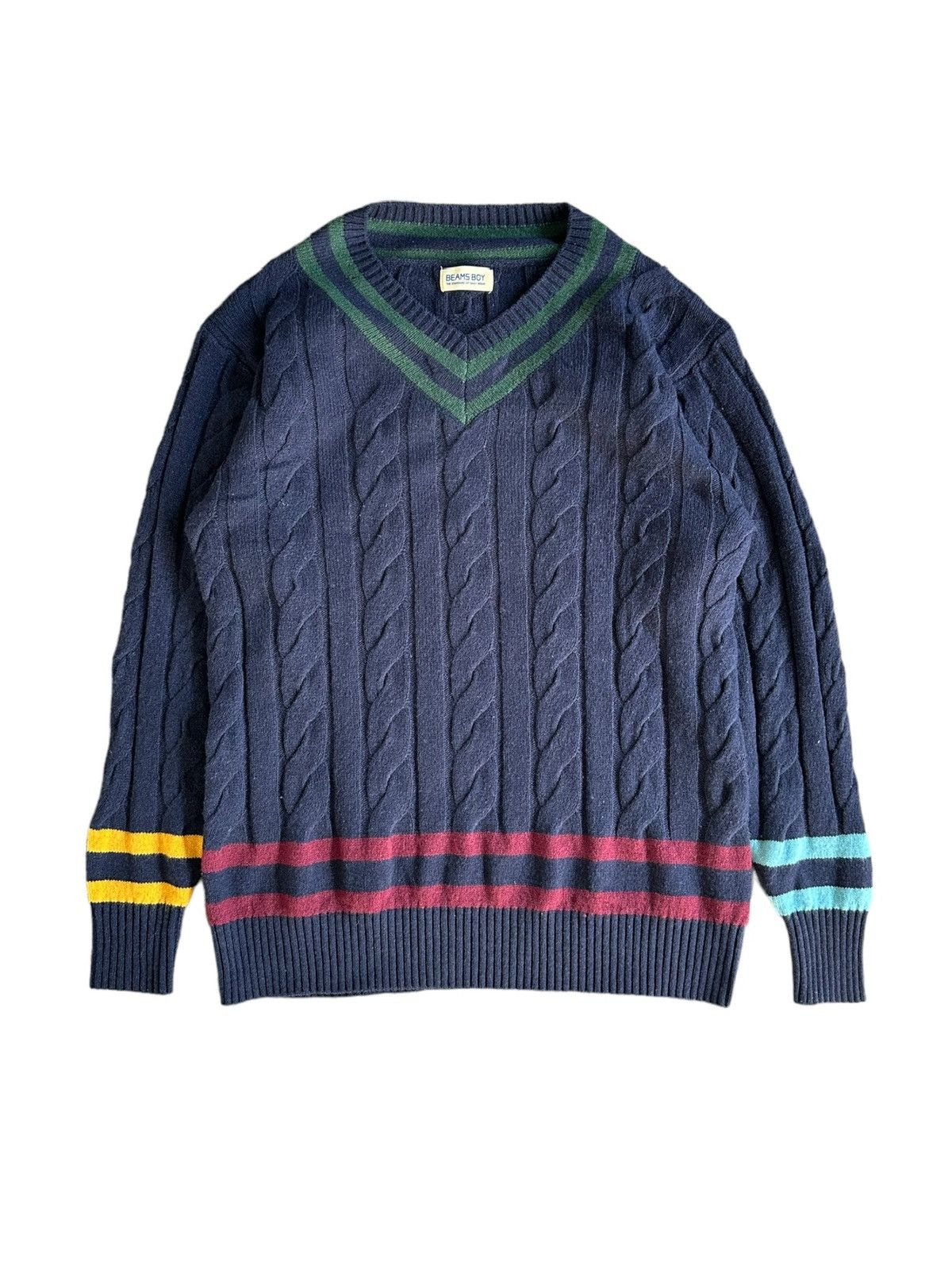 Beams Plus FW2019 Beams Boy Knitted wool sweater Size US M / EU 48-50 / 2 - 1 Thumbnail