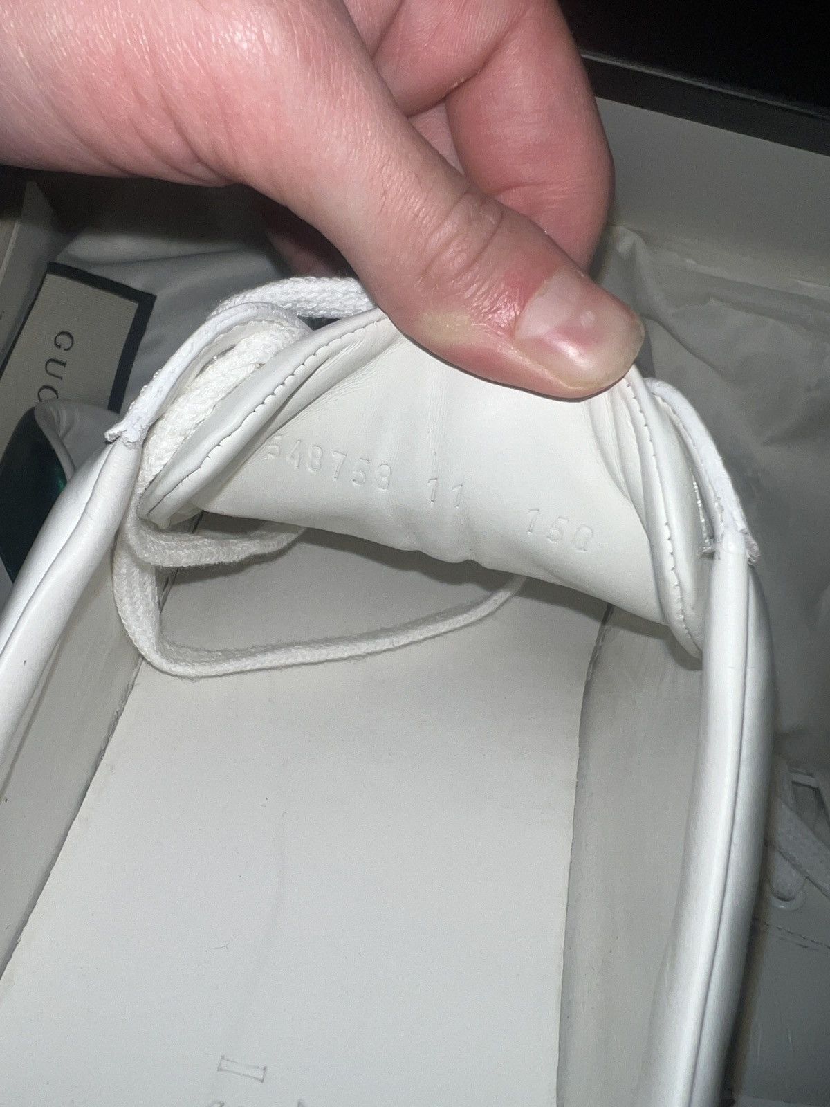 Gucci Gucci Ace “LOVED” Sneaker Size US 11 / EU 44 - 11 Thumbnail