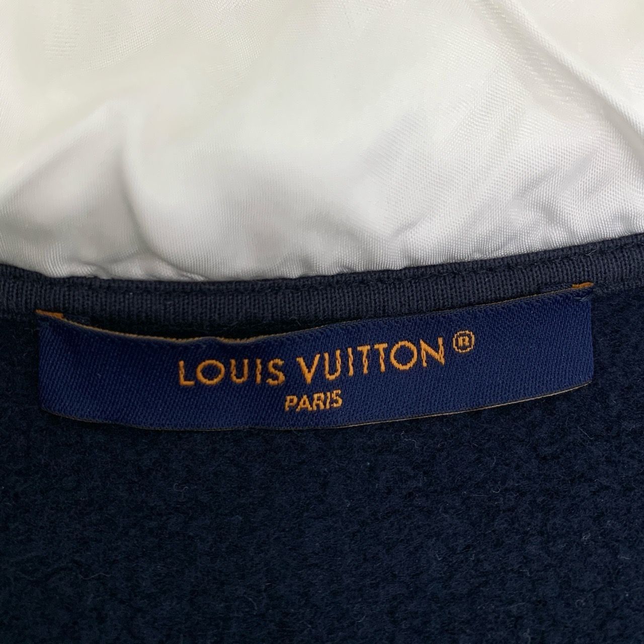 Louis Vuitton Louis Vuitton Blue & White Hooded Zip-Up Sweatshirt XL Size US XL / EU 56 / 4 - 5 Thumbnail