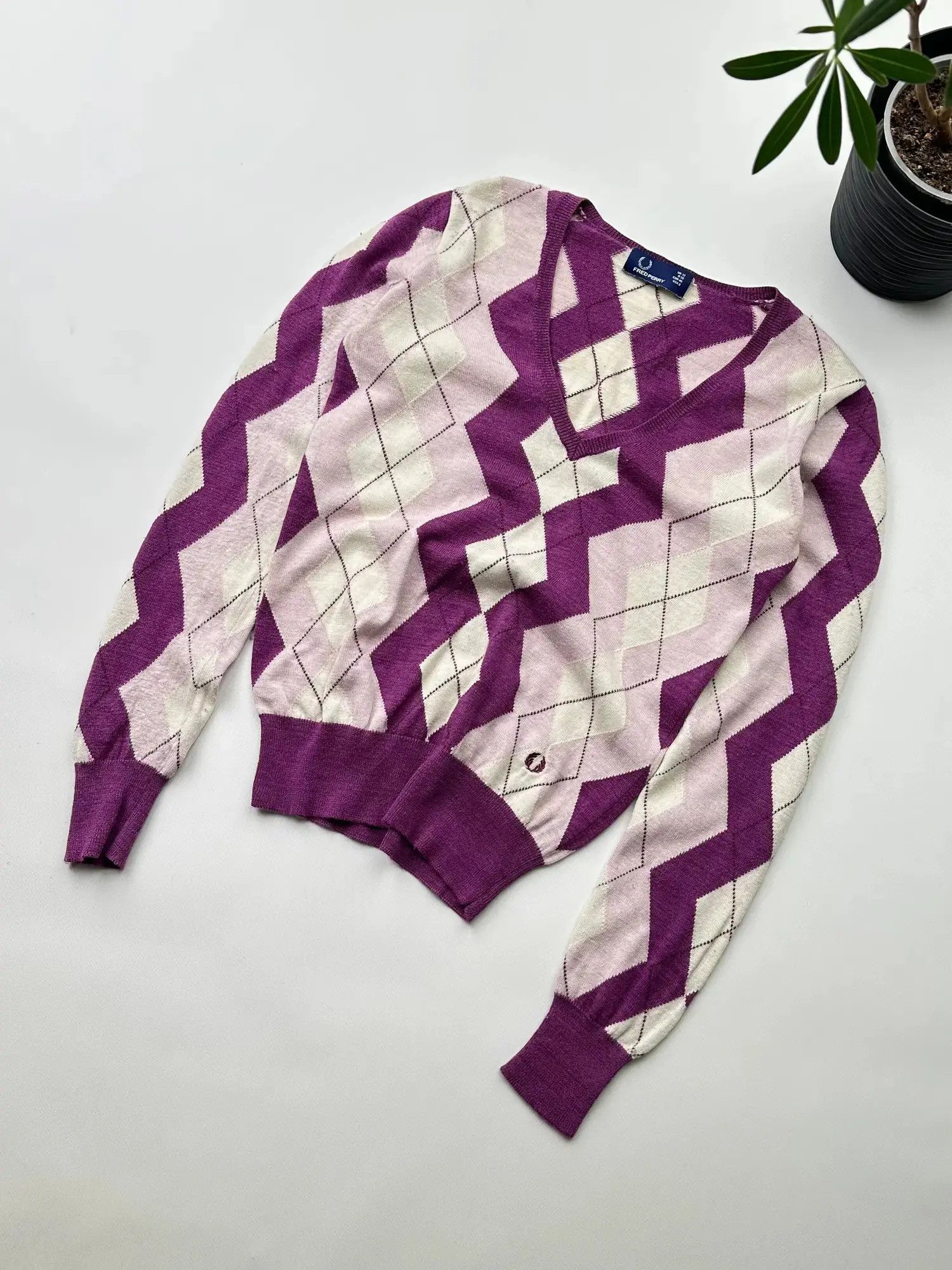Fred Perry Fred Perry Vintage Sweater (22) Size S / US 4 / IT 40 - 1 Thumbnail