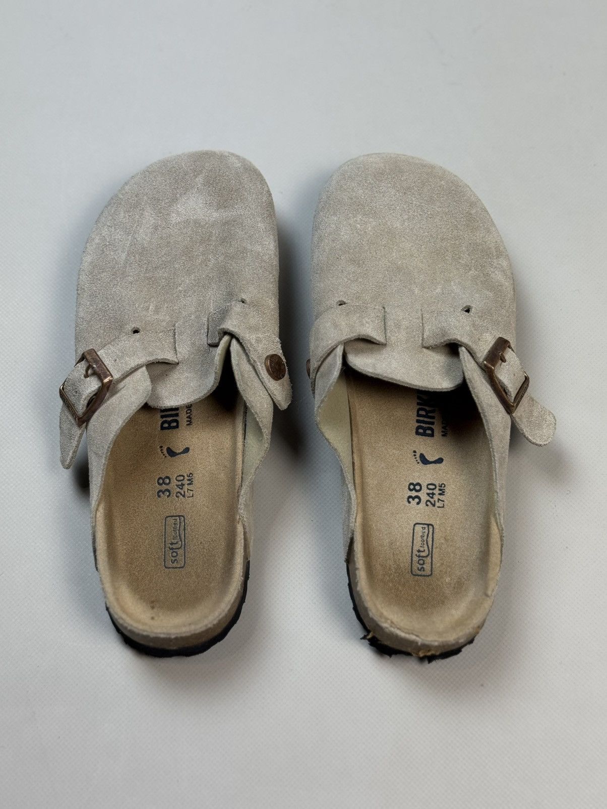 Birkenstock Birkenstock Boston Ladies Suede Clogs Sabo Shoes Flats Size US 7 / IT 37 - 13 Thumbnail