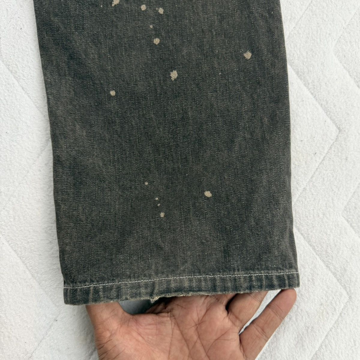 Japanese Brand BA-TSU Distressed Denim Jeans Wash Japanese Paint Splatter Size US 32 / EU 48 - 11 Thumbnail