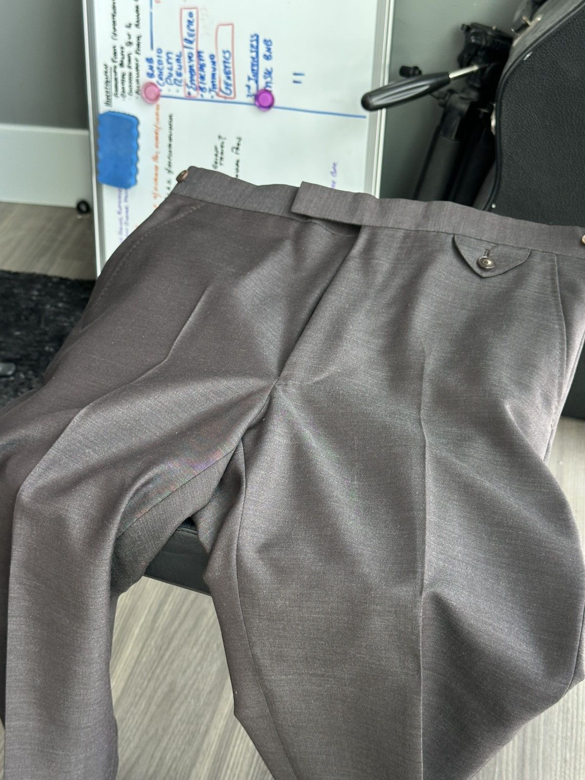 Duchamp London REEVES London (NYC) Bespoke Sample Suit Size 36R - 5 Thumbnail