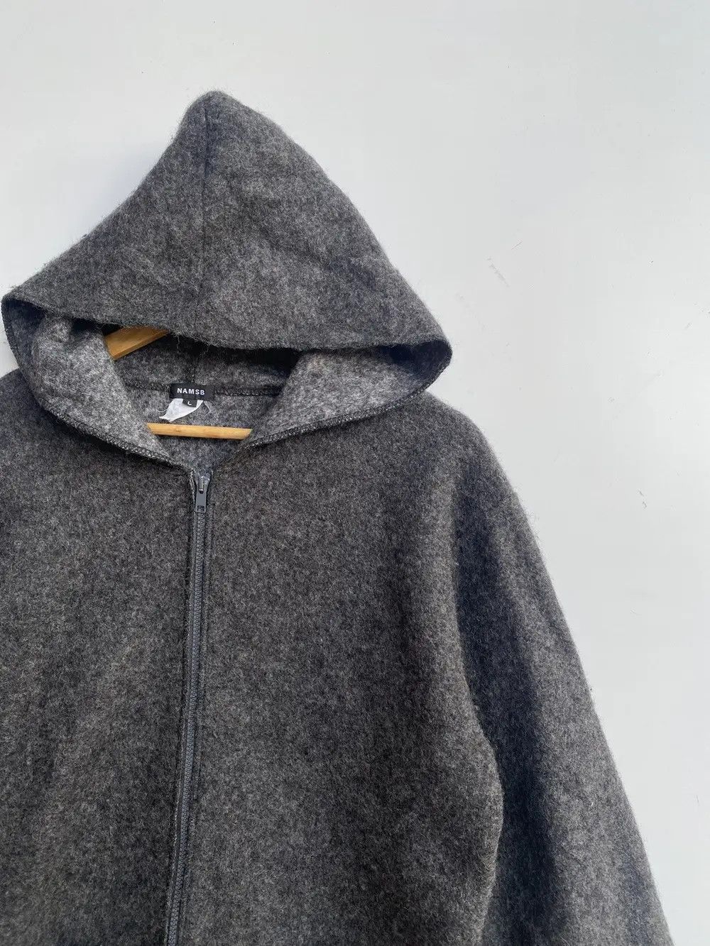 Japanese Brand × Vintage Vintage NAMSB Mohair Sweater Riri Zip Size US L / EU 52-54 / 3 - 7 Thumbnail