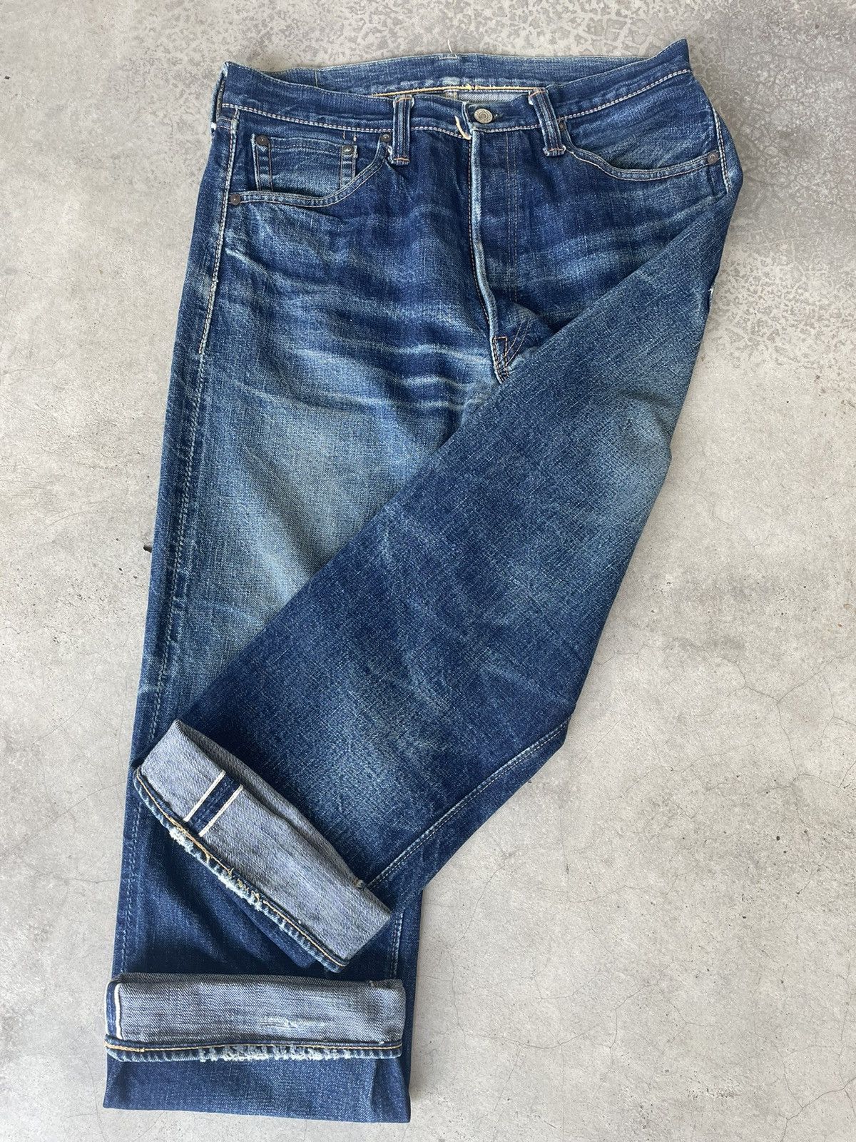 Warehouse Japanese Brand Warehouse Selvage Denim Size US 33 - 2 Thumbnail