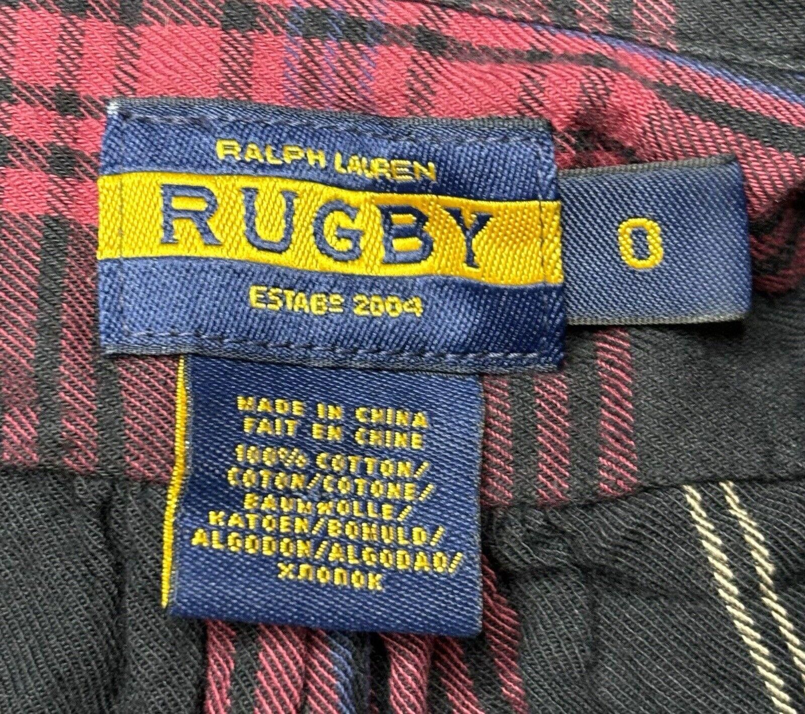 Other VTG Ralph Lauren Rugby Shirt Women's Size 0 Plaid 1/2 Size XS / US 0-2 / IT 36-38 - 2 Thumbnail