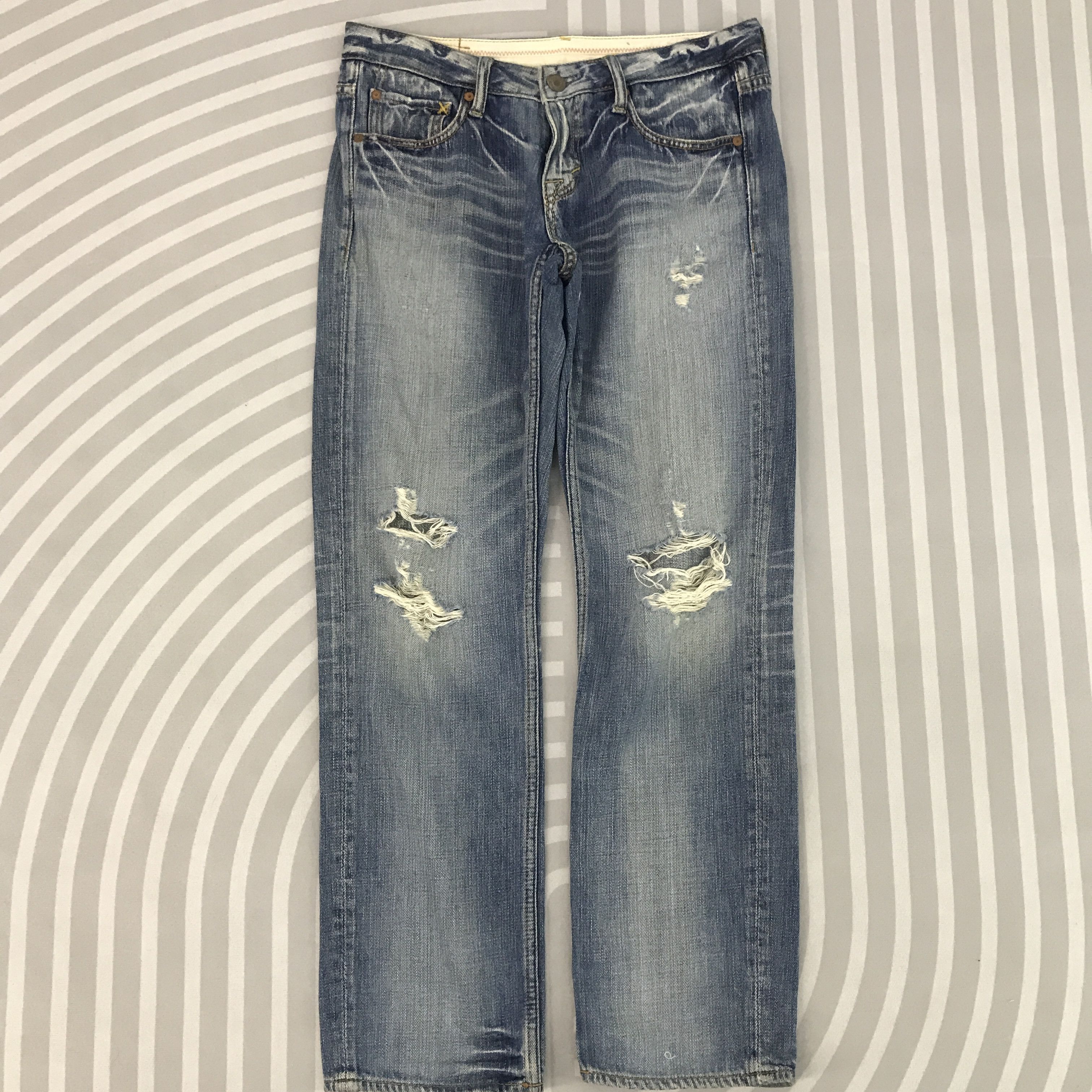 Japanese Brand × Vintage Vintage It's Cepo Distressed style design Jeans denim pants Size US 29 - 1 Thumbnail