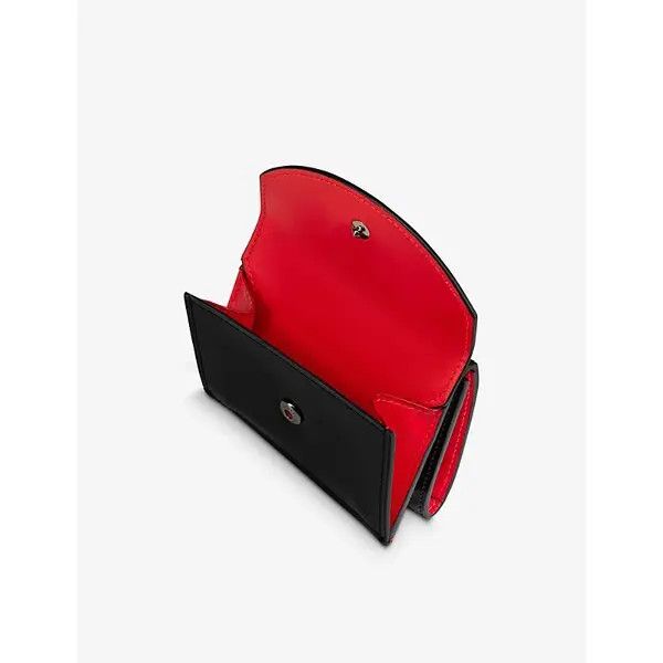 Christian Louboutin o1bcso1str0825 Size:OS/ Patent Leather Wallet in Black Size ONE SIZE - 5 Thumbnail