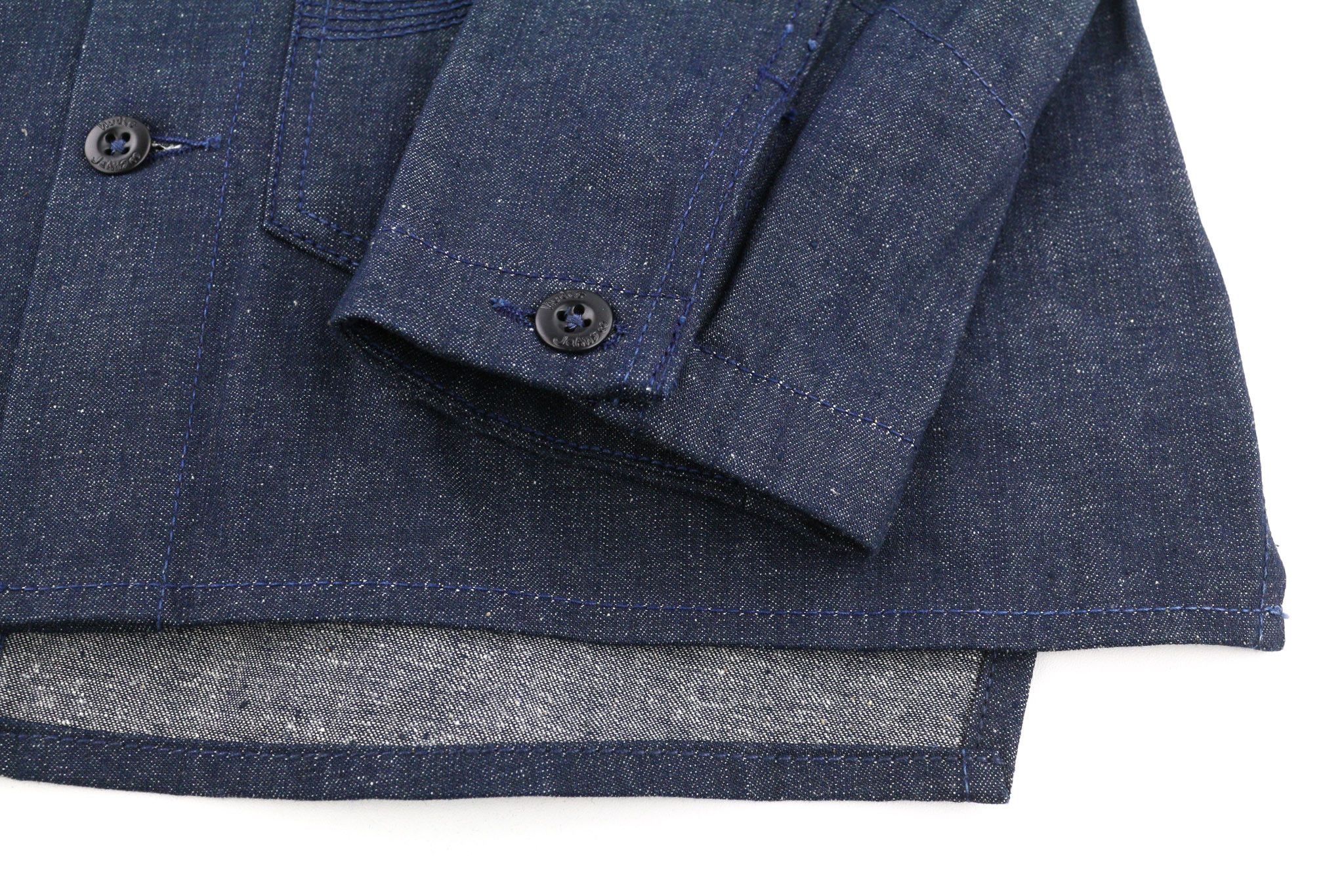 Nudie Jeans TRYGGVE M Organic Dark Denim Polo Neck Jacket 81948 Size US M / EU 48-50 / 2 - 5 Thumbnail
