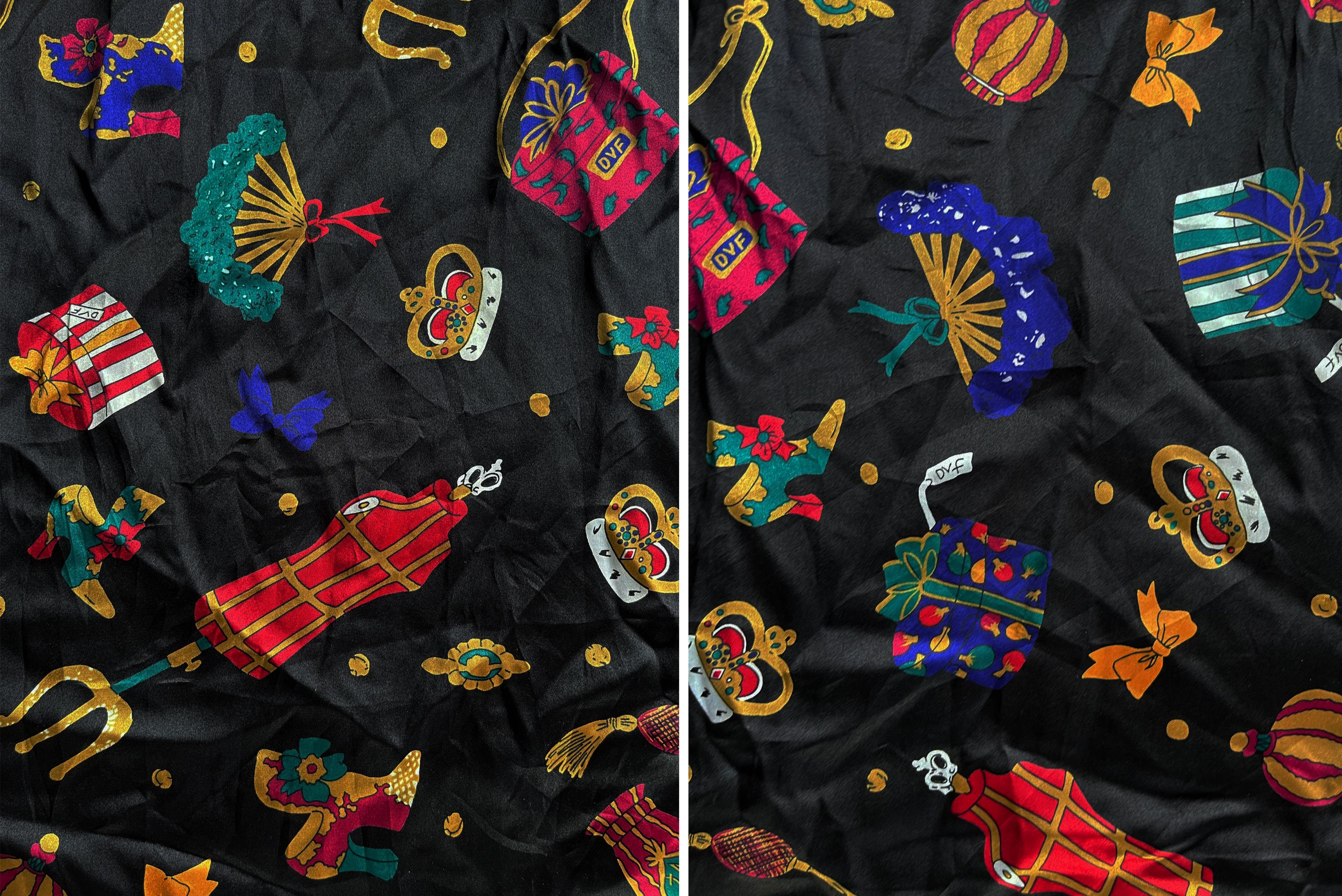 Diane von Furstenberg 80s DVF Diane Von Furstenberg Vest Silky Shirt, Size 1X Size XXL / US 16-18 / IT 52-54 - 8 Thumbnail