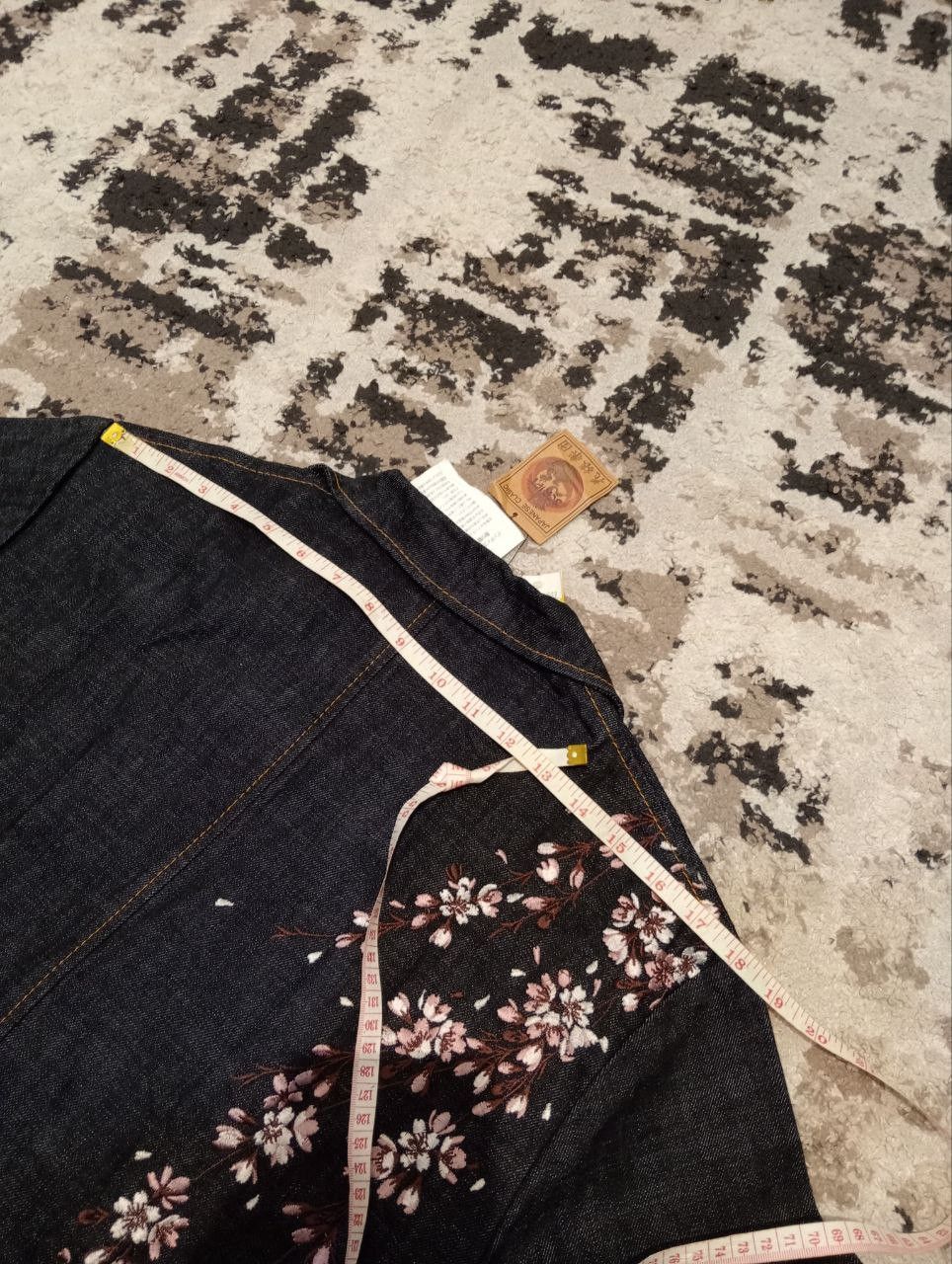 Japanese Brand Japanese Clasic Script Sakura Embroidery Denim Jacket Size US L / EU 52-54 / 3 - 11 Thumbnail