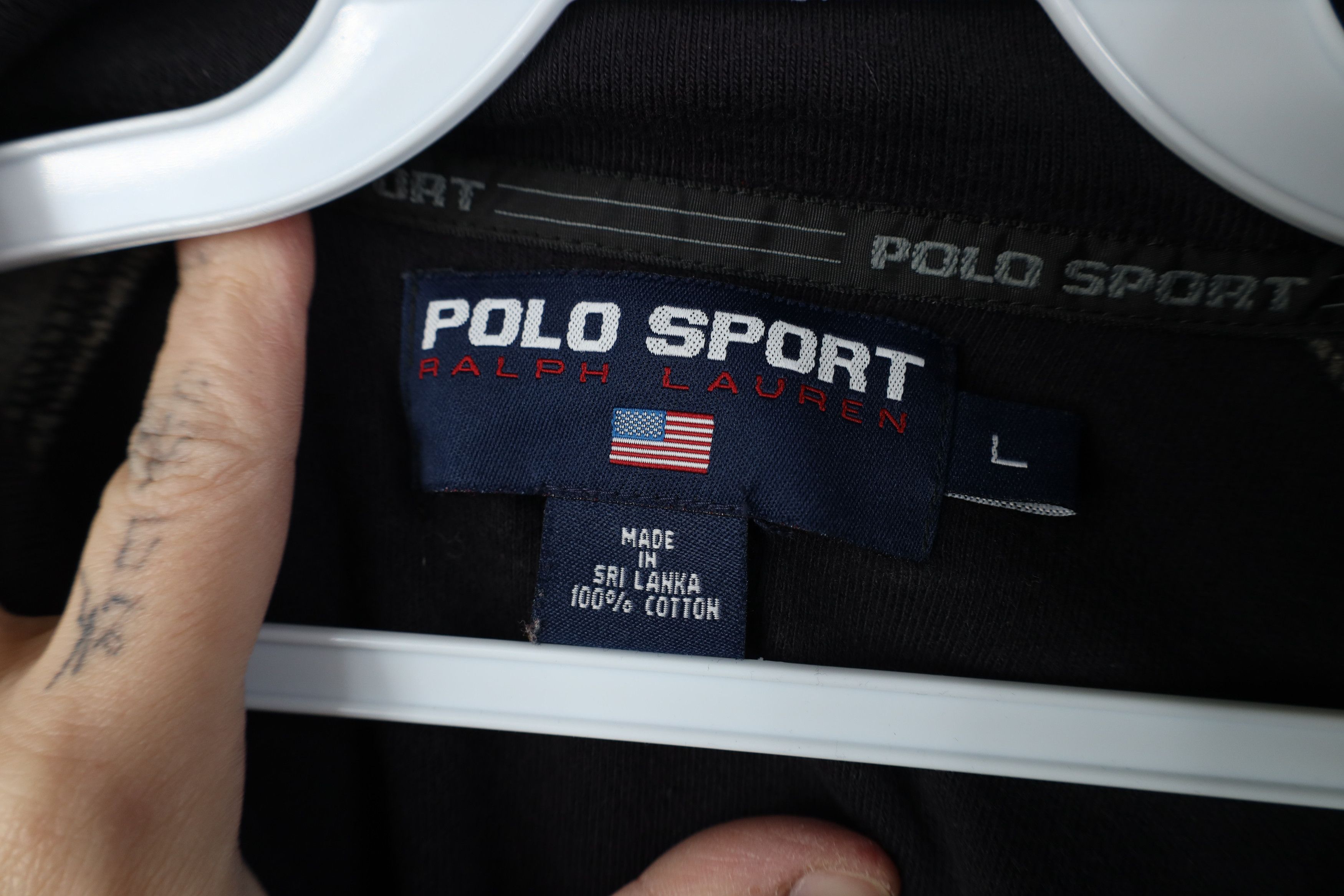 Ralph Lauren Vintage 90s Polo Sport Ralph Lauren Knit Half Zip Sweater Size US L / EU 52-54 / 3 - 6 Thumbnail