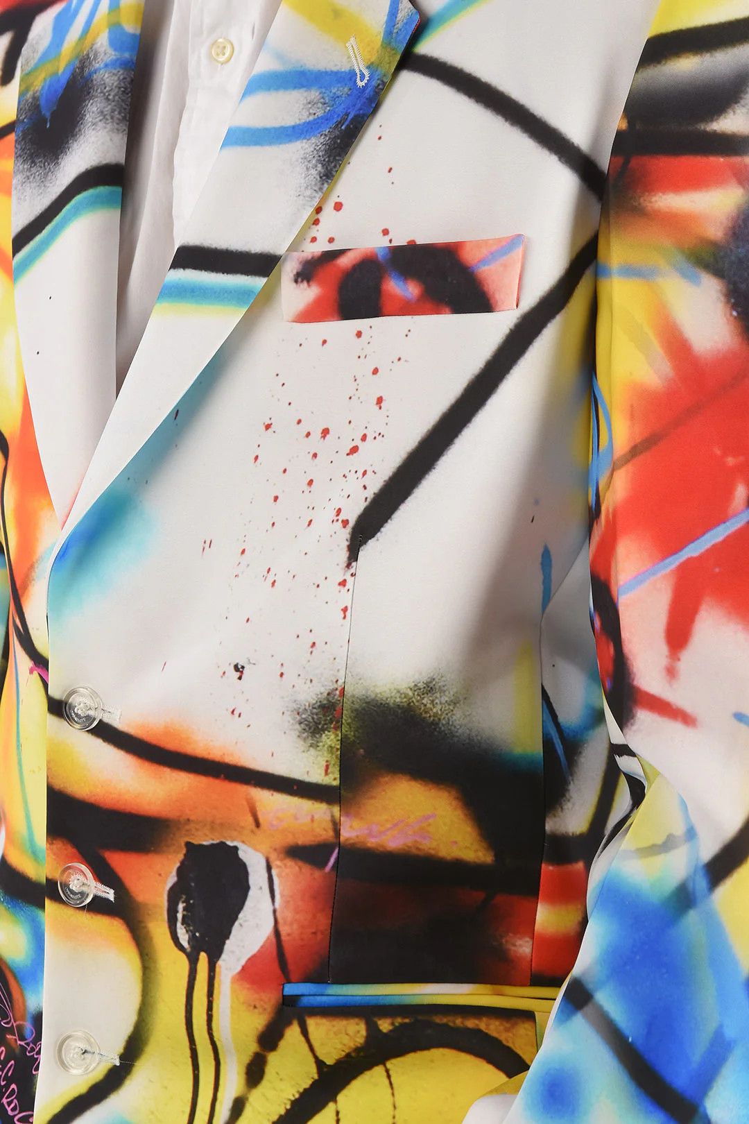 Off-White og1mm0426 Three-Button Jacket in Multicolor Size US M / EU 48-50 / 2 - 3 Thumbnail