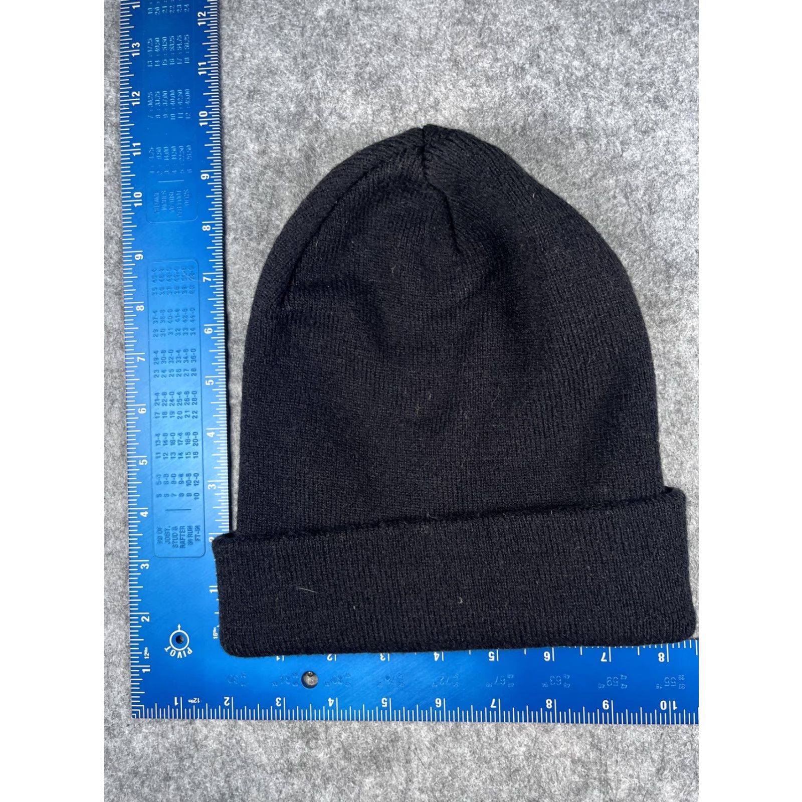 Vintage Yupoong Beanie Mens One Size Black Central Wisconsin Short Track Open Knit Hat Size US 35 - 4 Thumbnail