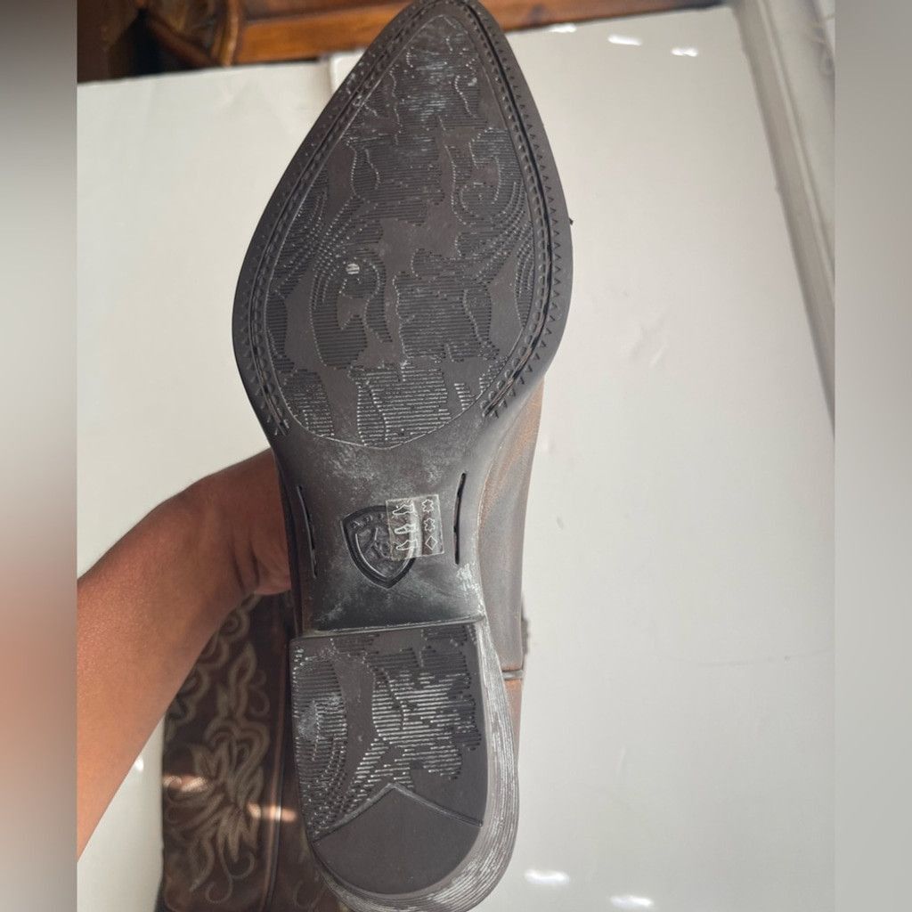 Ariat Ariat Brown Western Cowboy Boots with tag size 7.5B Size US 7.5 / IT 37.5 - 6 Thumbnail