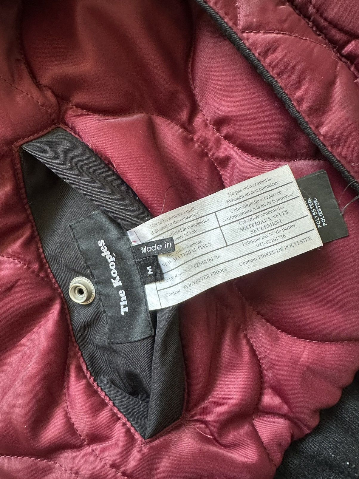 The Kooples The Kooples Black Reversible Bomber Size US M / EU 48-50 / 2 - 6 Thumbnail