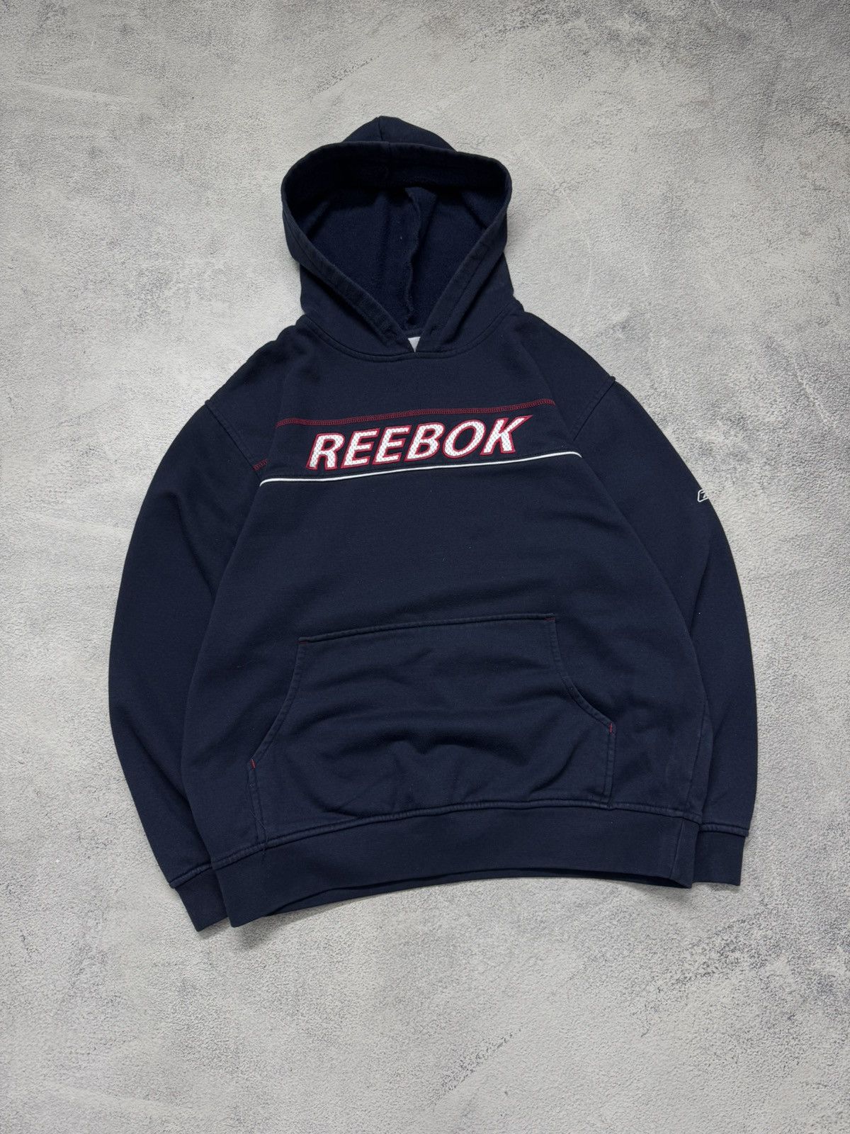 Reebok Vintage Reebok Big Logo Hoodie Size US M / EU 48-50 / 2 - 5 Thumbnail