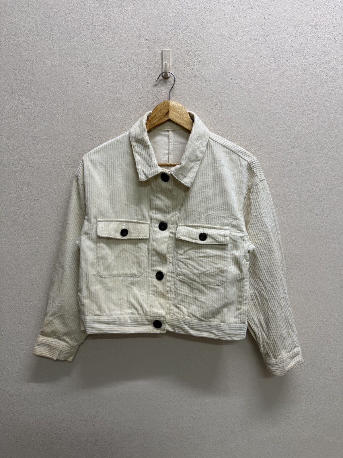 GU Gu button up croped top cudroy jacket Size S / US 4 / IT 40 - 15 Thumbnail
