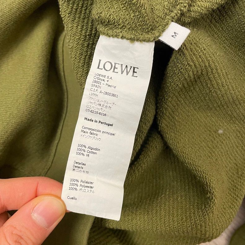 Loewe loewe Embroidered orange large logo round-neck sweatshirt 2 Size US M / EU 48-50 / 2 - 6 Thumbnail