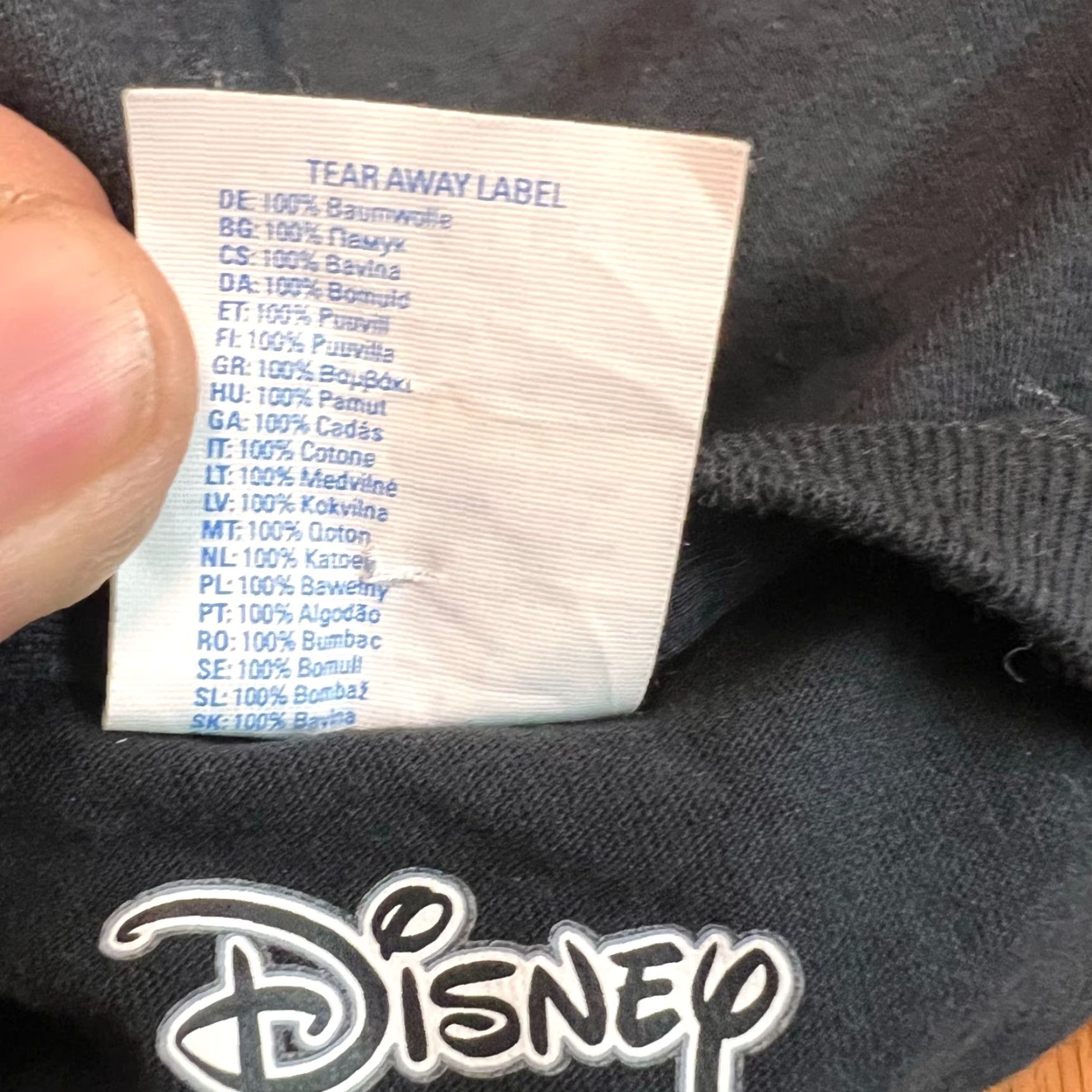 Disney Disney Mickey Mouse T-Shirt Womens XL Black Graphic 90s Casual Cartoon Size XL / US 12-14 / IT 48-50 - 6 Thumbnail