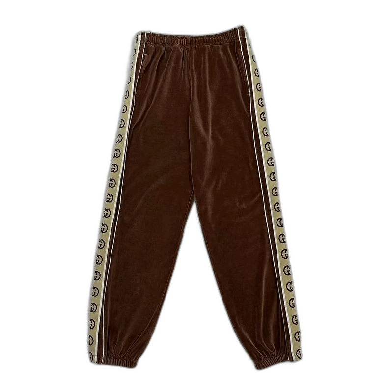 Gucci Gucci Velvet Casual Pants with Logo Design Size US 32 / EU 48 - 1 Thumbnail