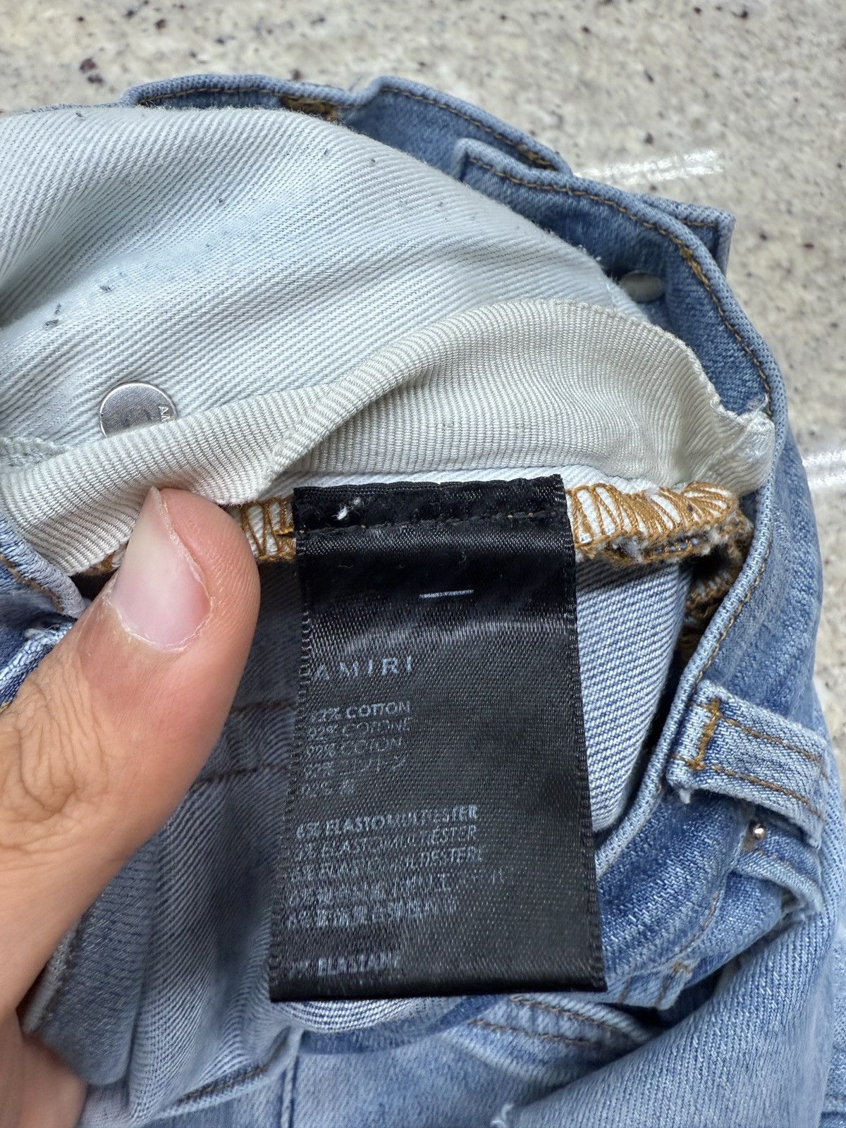 Amiri Amiri Plain Denim Jean Thrashers Size US 36 / EU 52 - 10 Thumbnail
