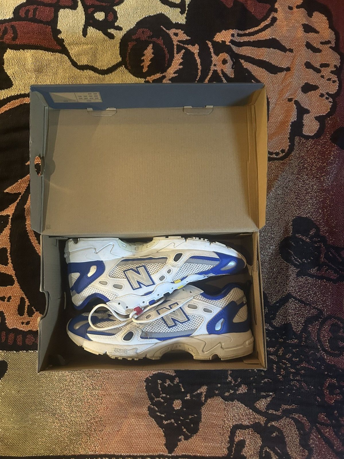 New Balance New balance 827 white/cobalt blue Size US 11 / EU 44 - 1 Thumbnail