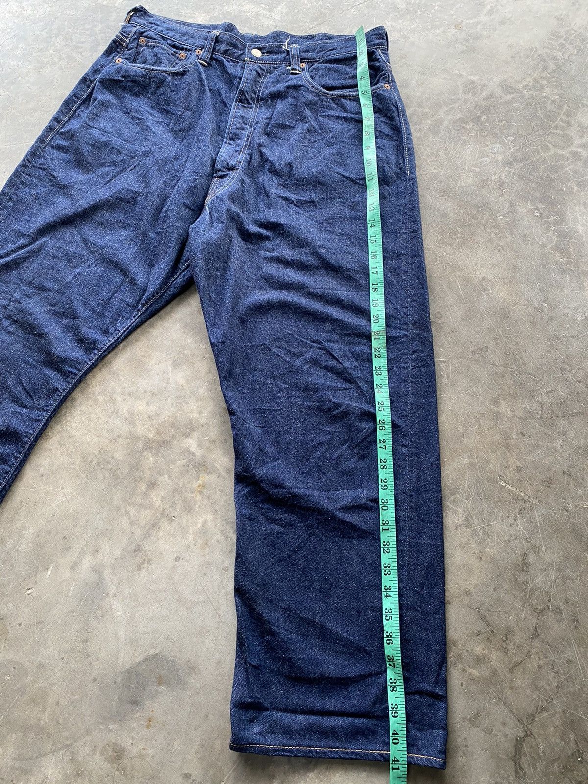 Japanese Brand × Warehouse & Co. Baggy Jeans Japanese Warehouse Denim Redline Selvedge Size US 34 / EU 50 - 3 Thumbnail