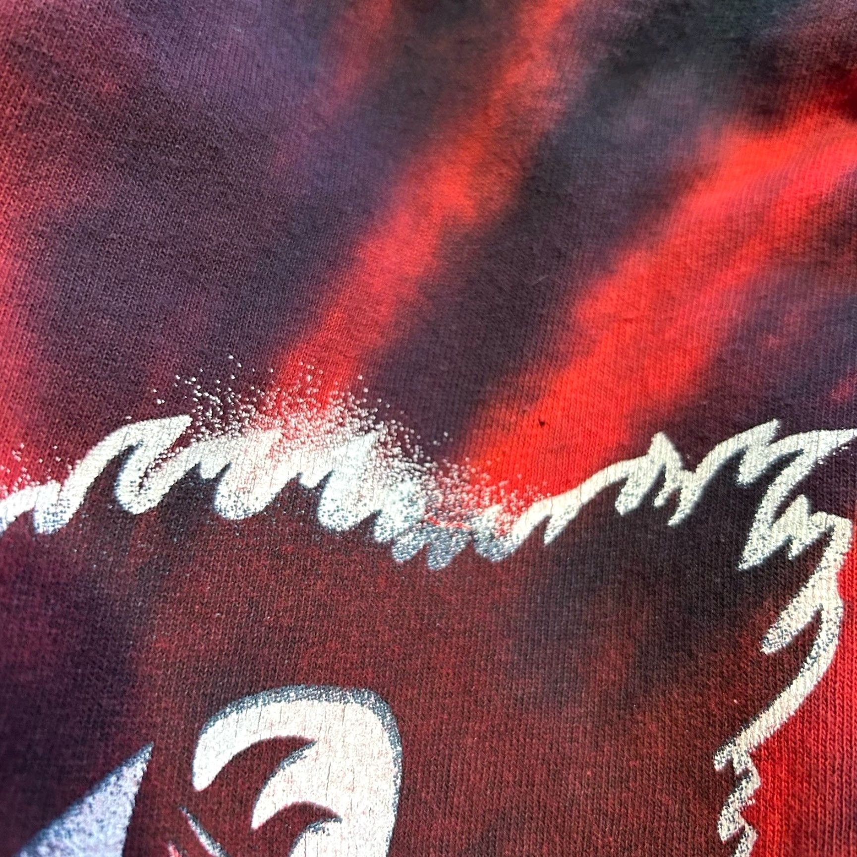 Liquid Blue VINTAGE Liquid Blue T-Shirt Kiss Tie Dye Red Black White Men XL Crew Neck Short Sleeve Shirt Size US XL / EU 56 / 4 - 7 Thumbnail