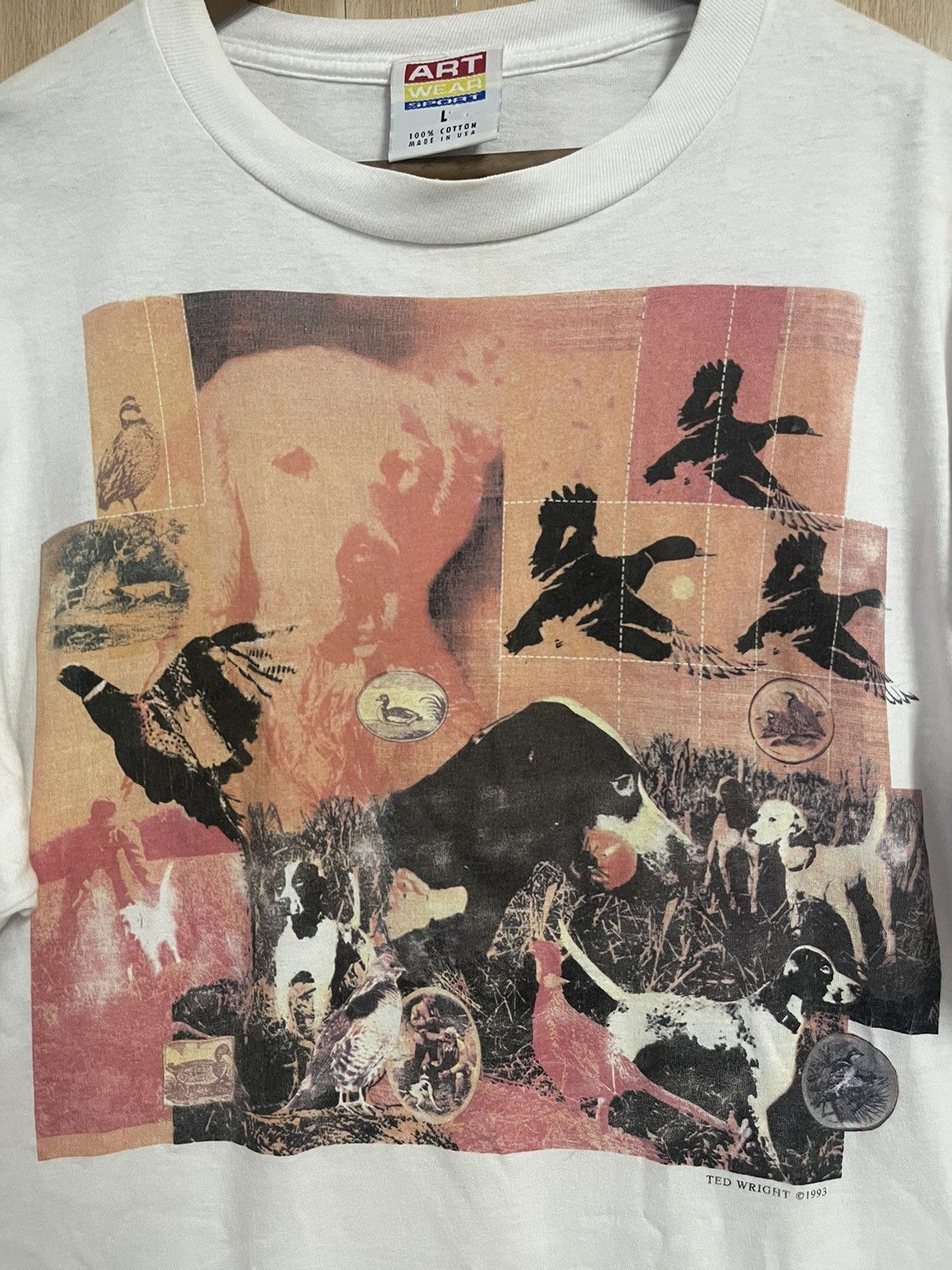 Arts & Science Vintage Art T shirt Ted Wright 1993 Warhol Basquiat Haring Size US L / EU 52-54 / 3 - 5 Thumbnail