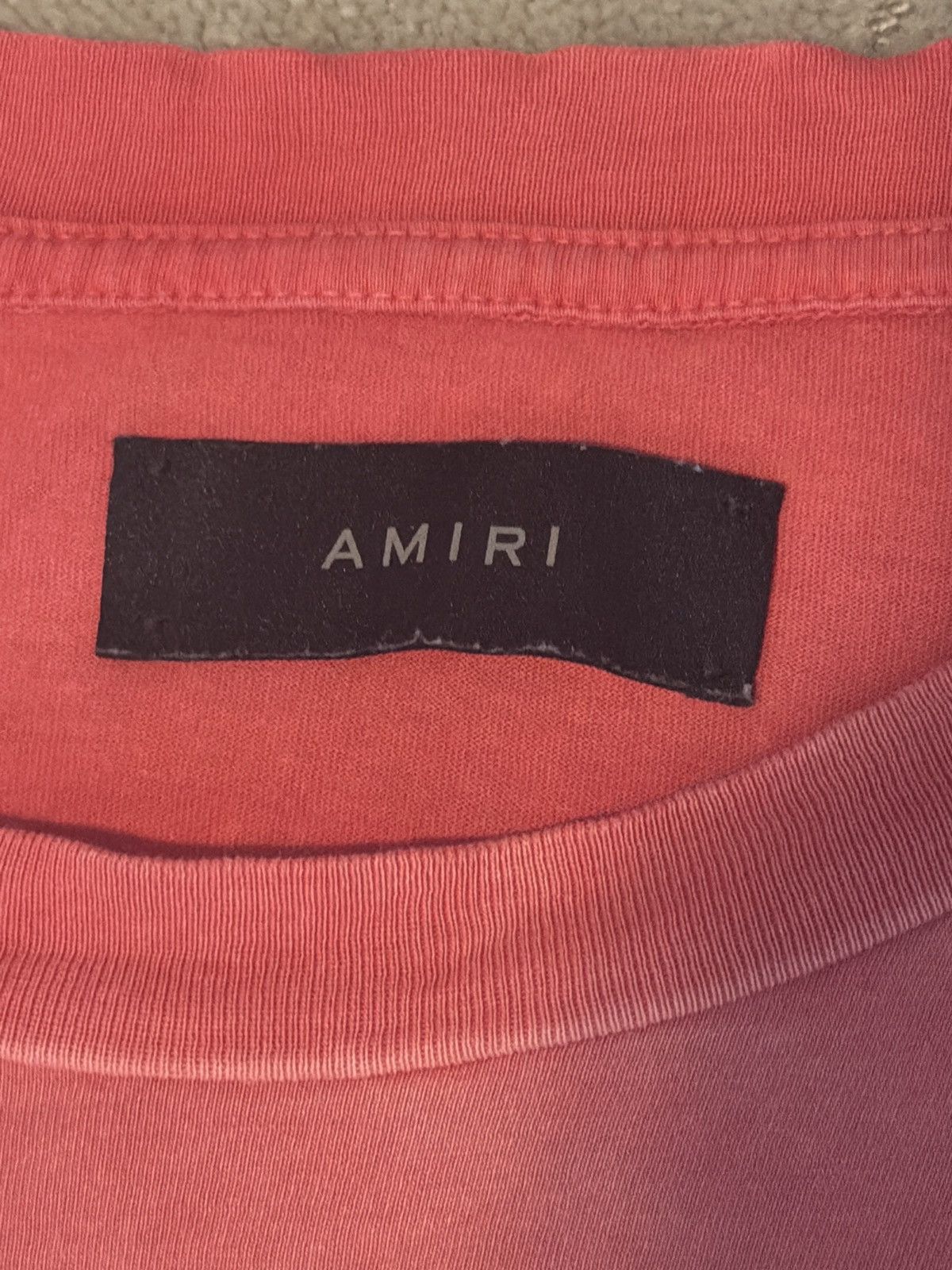 Amiri Amiri vintage red T-shirt Size US XL / EU 56 / 4 - 4 Thumbnail