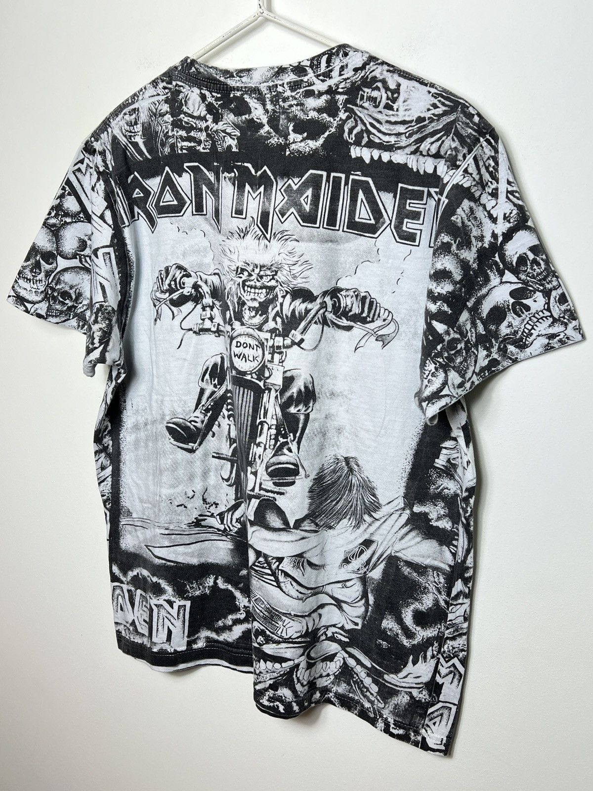 Iron Maiden iron maiden eddie biker y2k crazy vintage full print t shirt Size US M / EU 48-50 / 2 - 8 Thumbnail