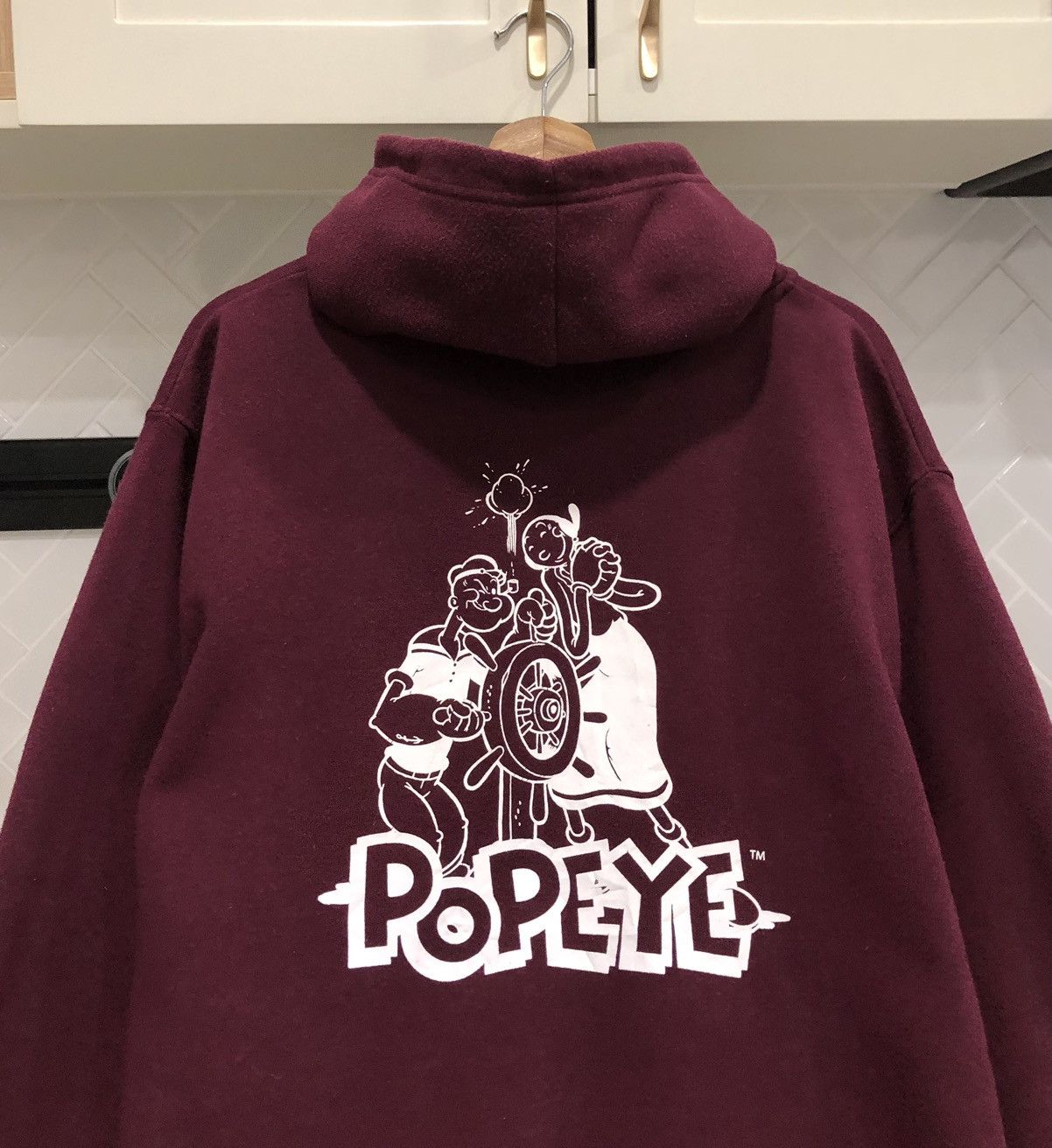 Cartoon Network Popeye Zip-up Hoodie Sweatshirt Size US L / EU 52-54 / 3 - 7 Thumbnail