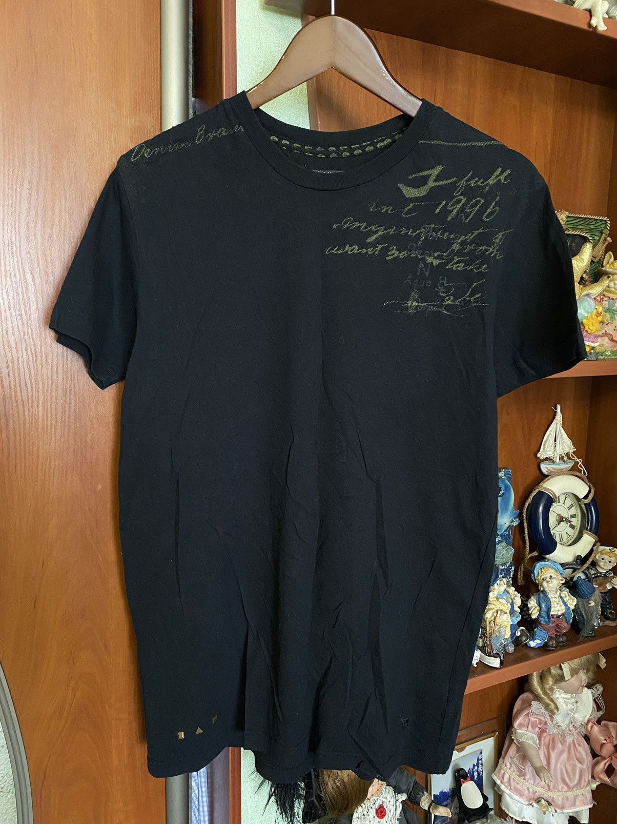 Affliction × Ed Hardy × Japanese Brand Rare opium affliction style OZ Name Tee Skulls Size US M / EU 48-50 / 2 - 2 Thumbnail
