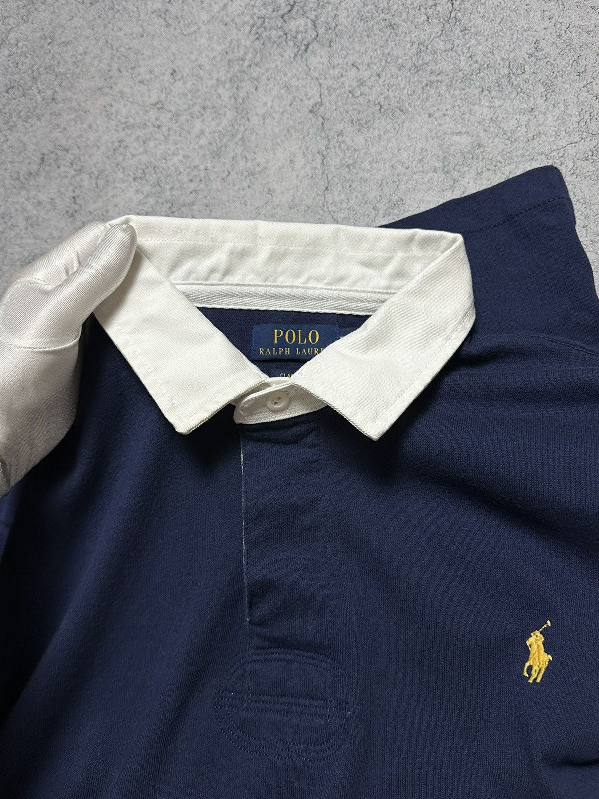 Polo Ralph Lauren Polo Ralph Lauren Rugby Longsleeve Blue Shirt Size US XXL / EU 58 / 5 - 5 Thumbnail