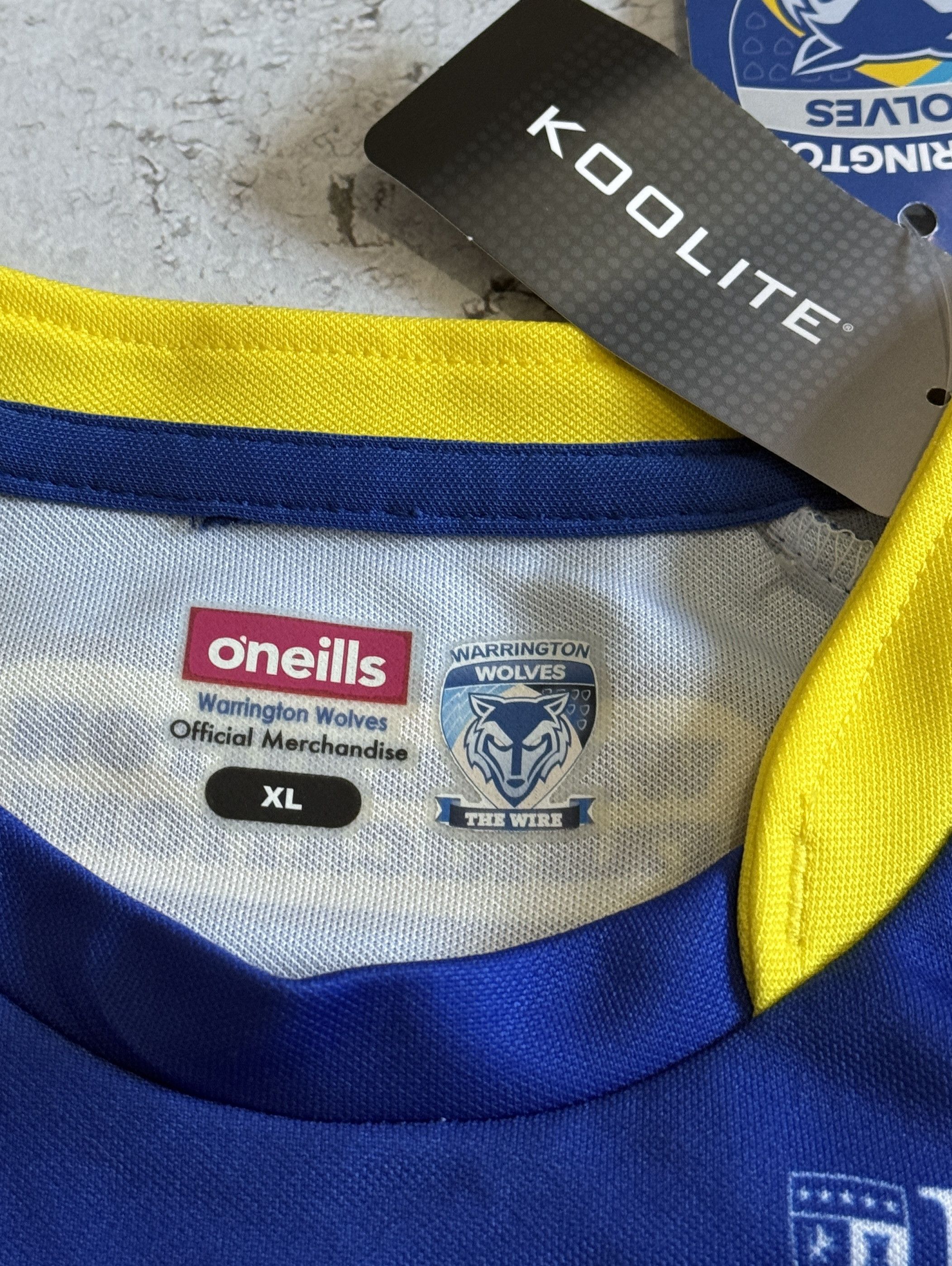 Other Warrington Wolves 2019 O'Neills Rugby League SHIRT Jersey XL Size US XL / EU 56 / 4 - 3 Thumbnail