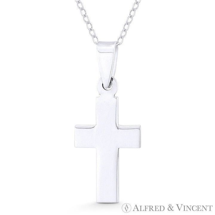 Other Flat Latin Cross 29x12mm Pendant in .925 Sterling Silver Size ONE SIZE - 1 Preview