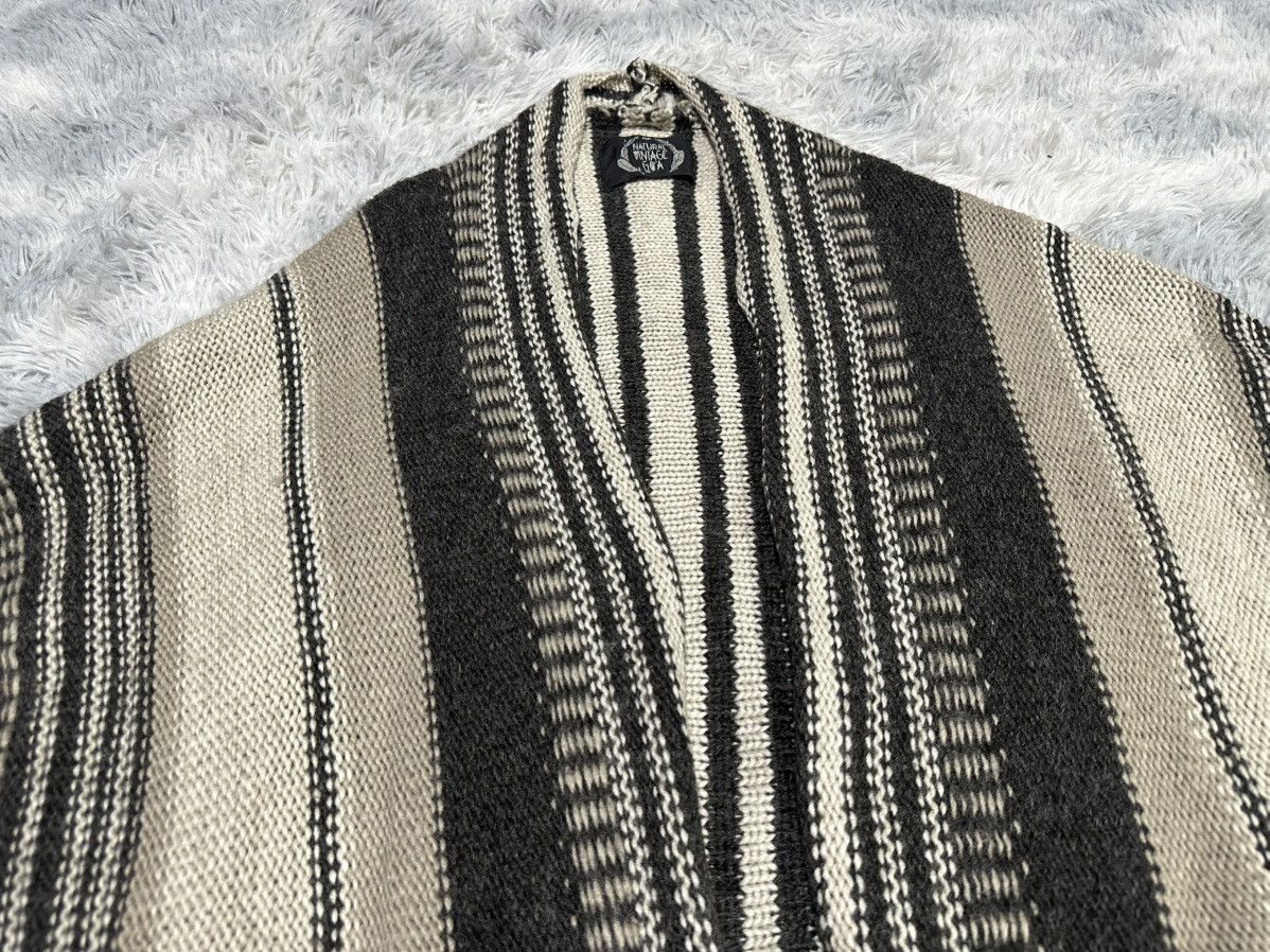 GOA 🔥Y2K Archived Goa Fringed Knitted Poncho Capes Size US XL / EU 56 / 4 - 8 Thumbnail