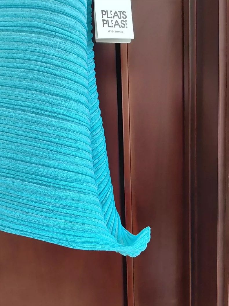 Issey Miyake Issey Miyake size:one size Blue knitted striped top Size S / US 4 / IT 40 - 5 Thumbnail