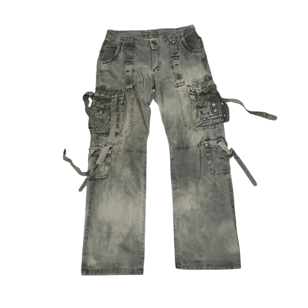 20471120 × Beauty Beast × Hysteric Glamour Japanese bondage cargo acid wash beautiful design Size US 32 / EU 48 - 1 Thumbnail