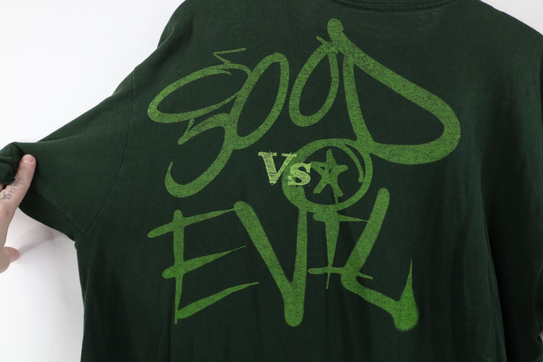 Vintage Vintage Y2K DC Comics Kryptonite Superman T-Shirt Green Size US L / EU 52-54 / 3 - 16 Thumbnail